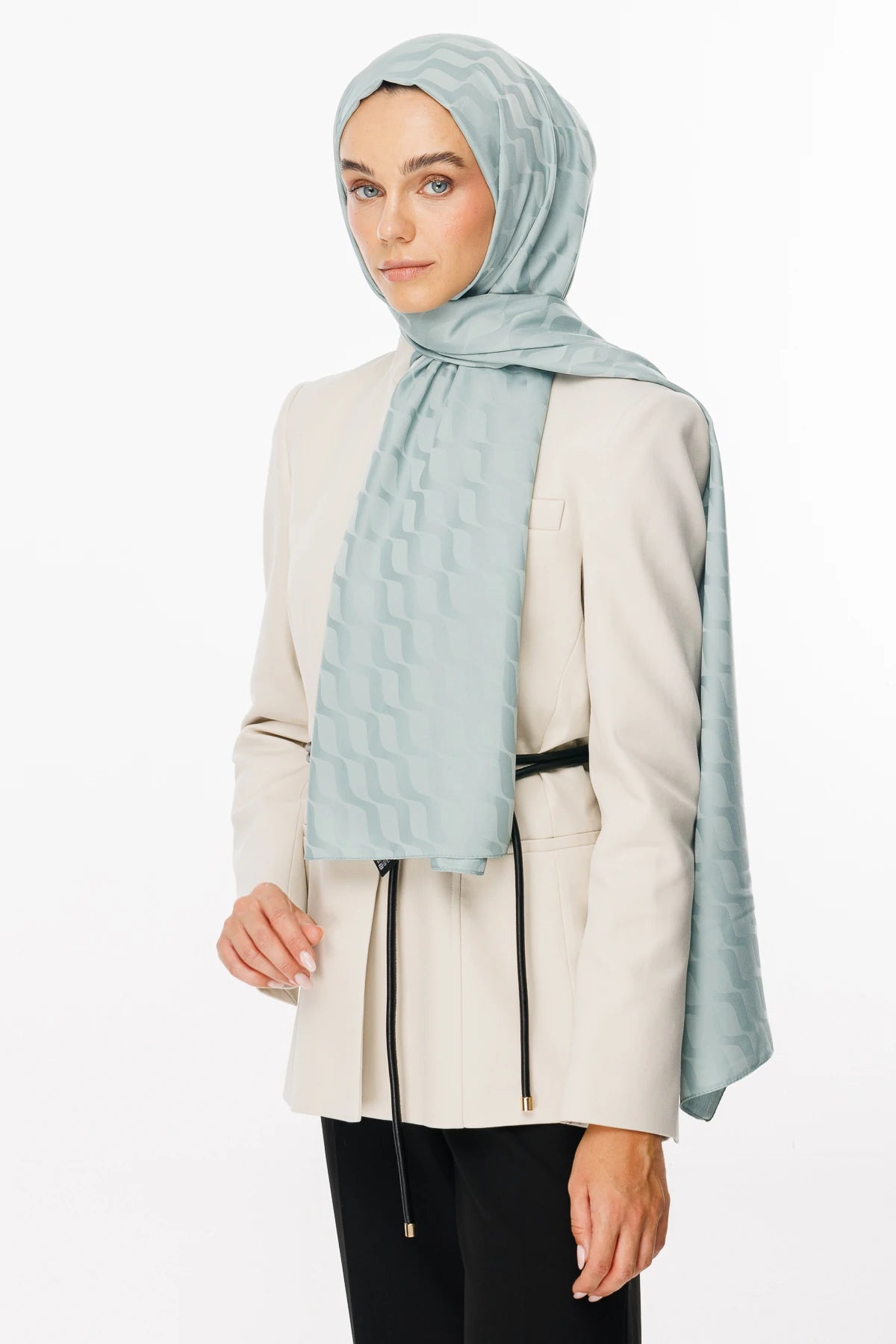 Dalga Desen İpeksi Jakar Şal