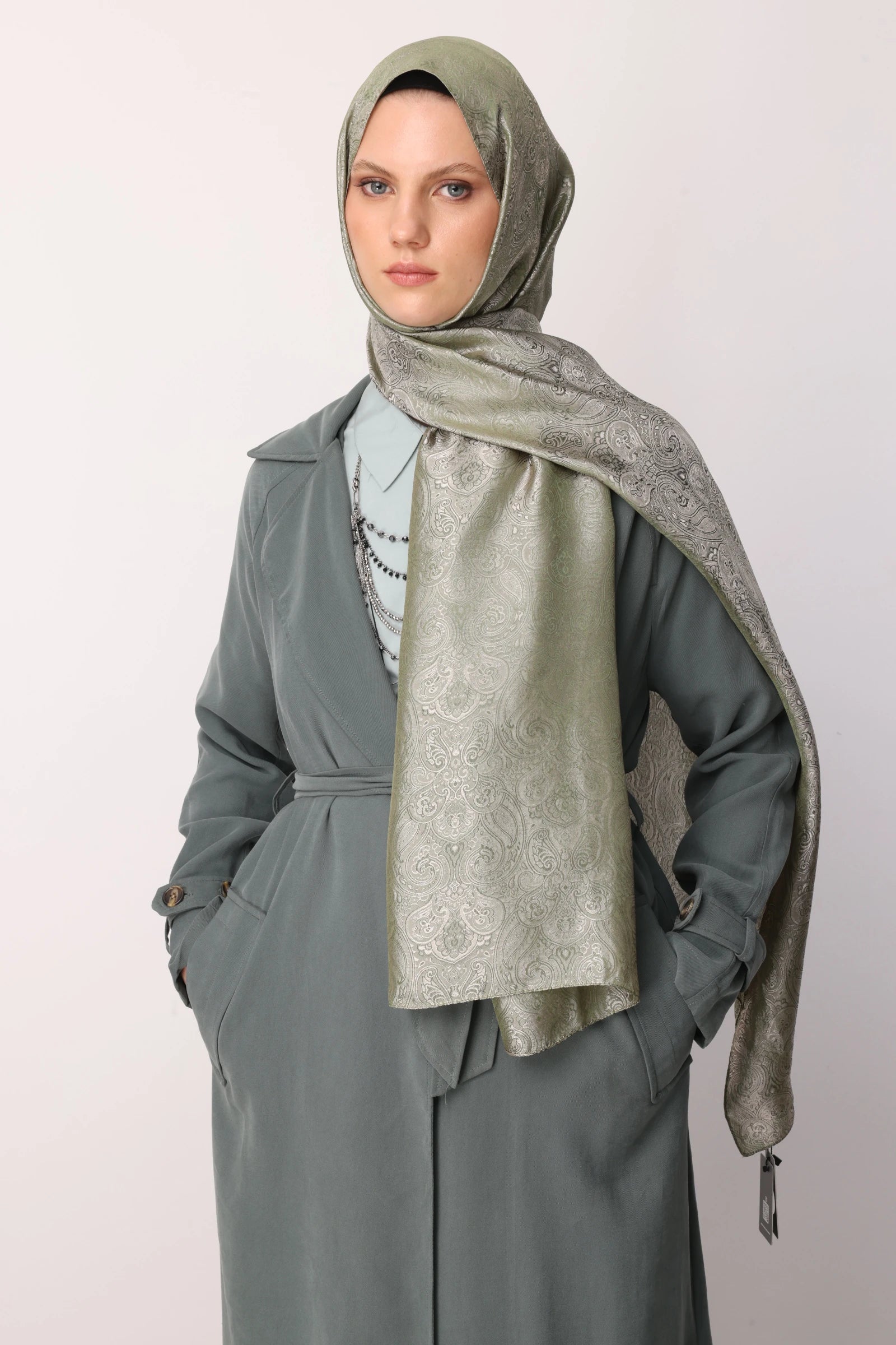 Moren Desen Shine Line Şal