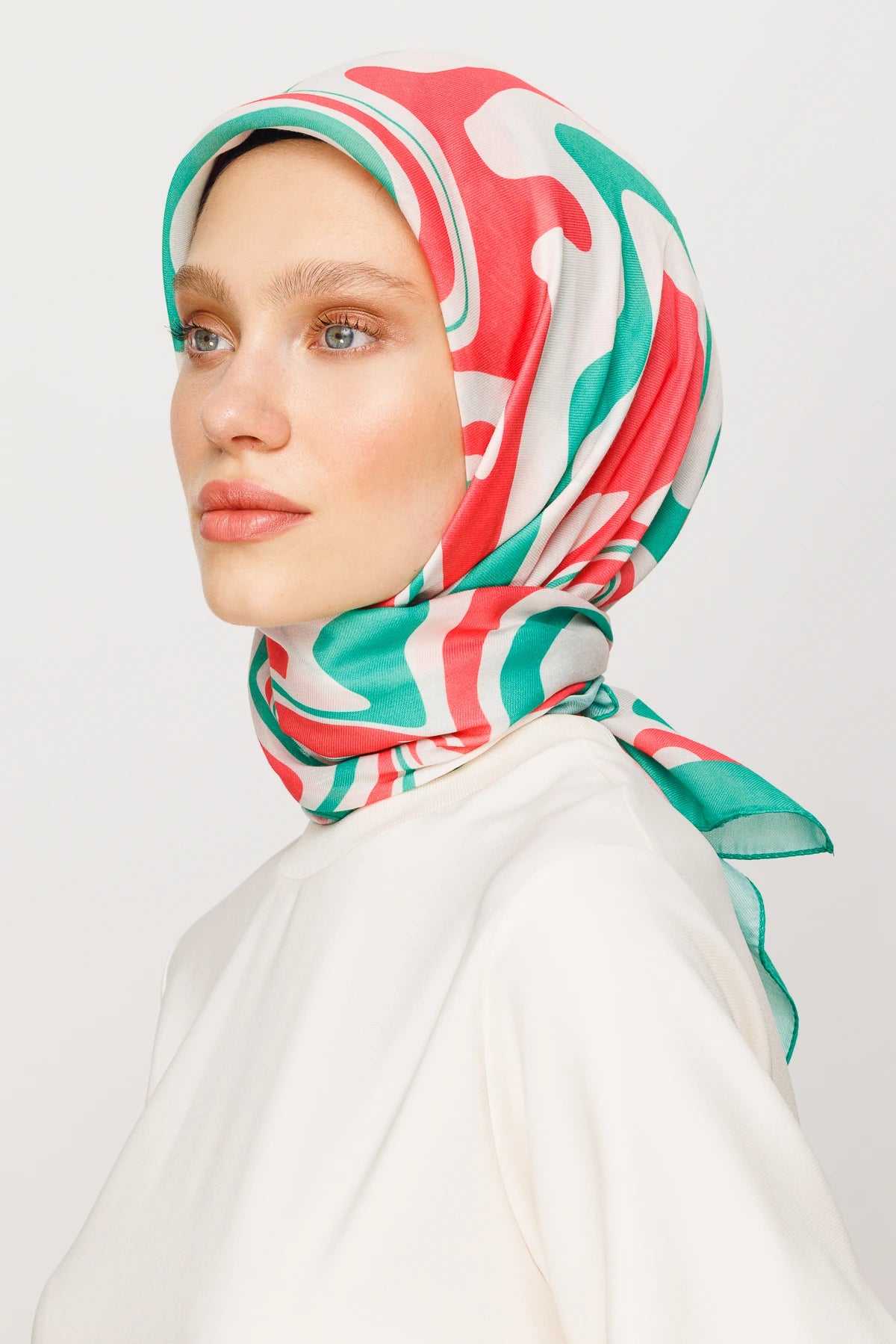 Mira Desen Dijital Soft Eşarp