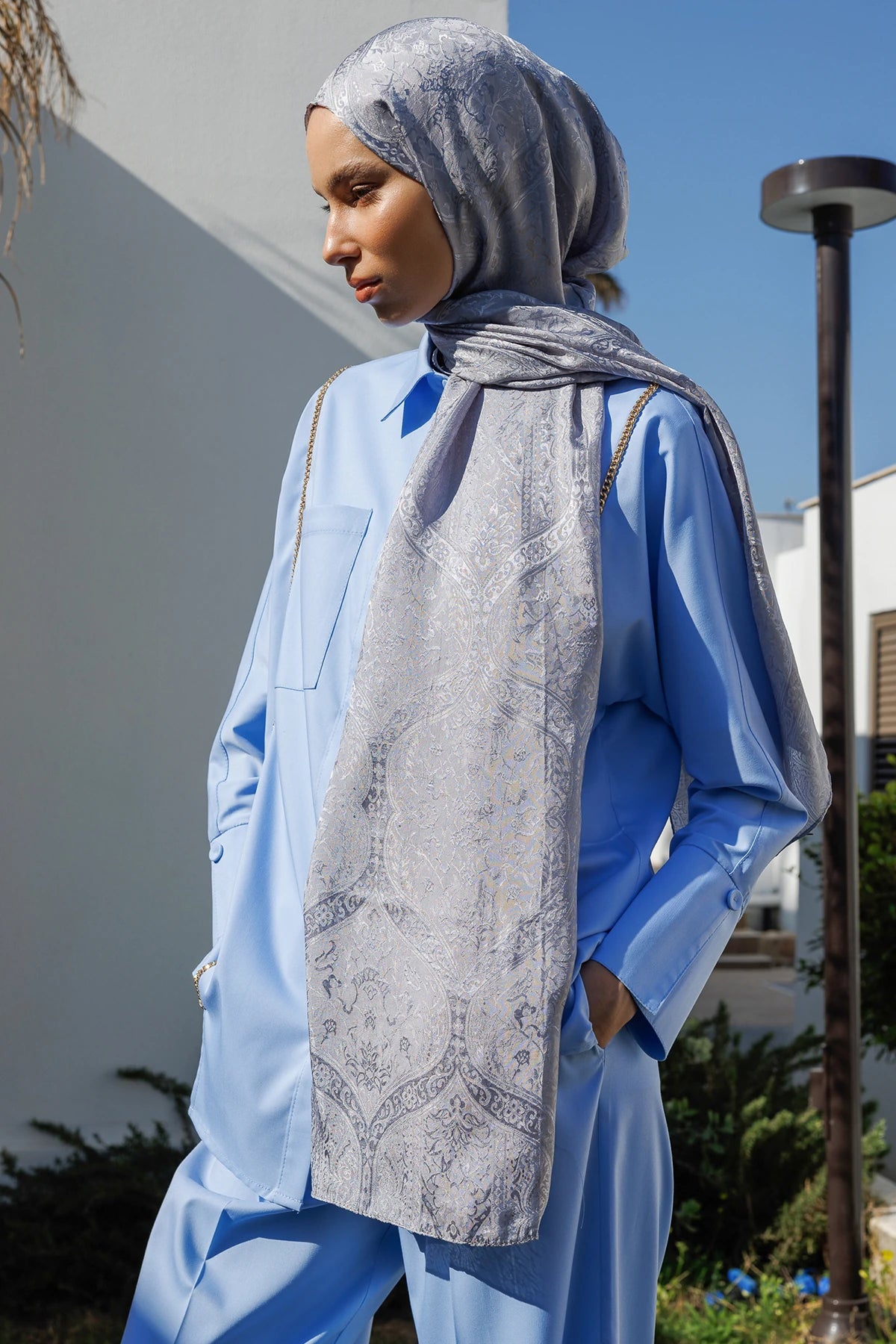 Soler Desen Shine Line Şal