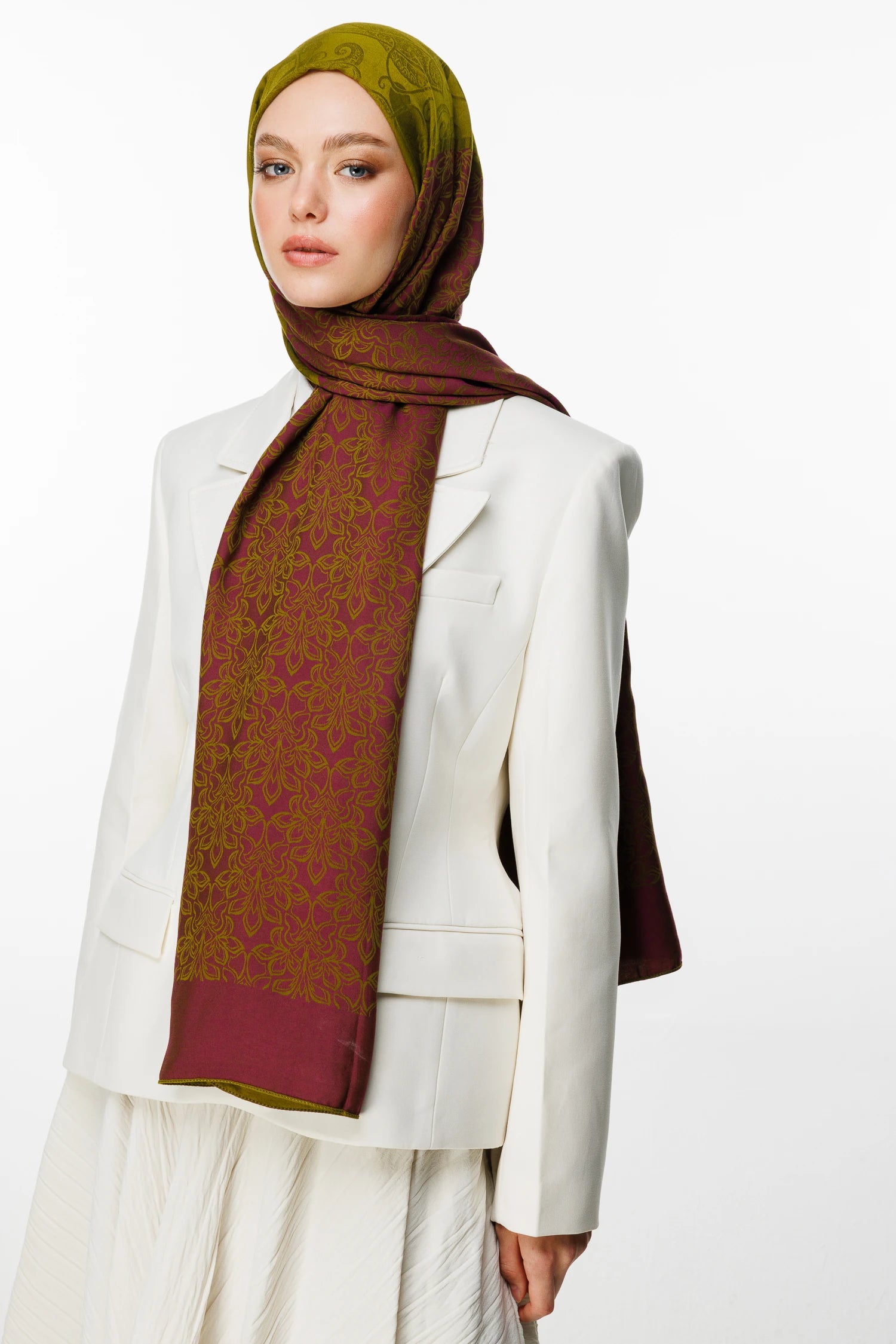 Nora Desen Çift Taraflı Şal