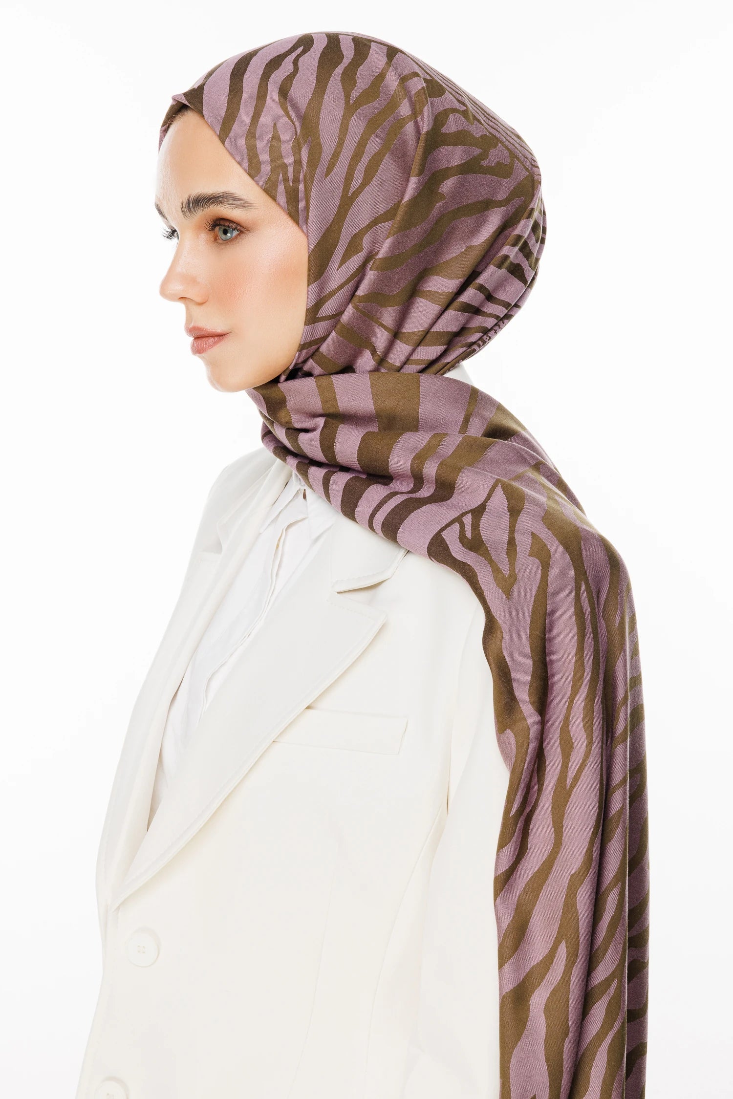 Riad Desen Çift Taraflı Şal