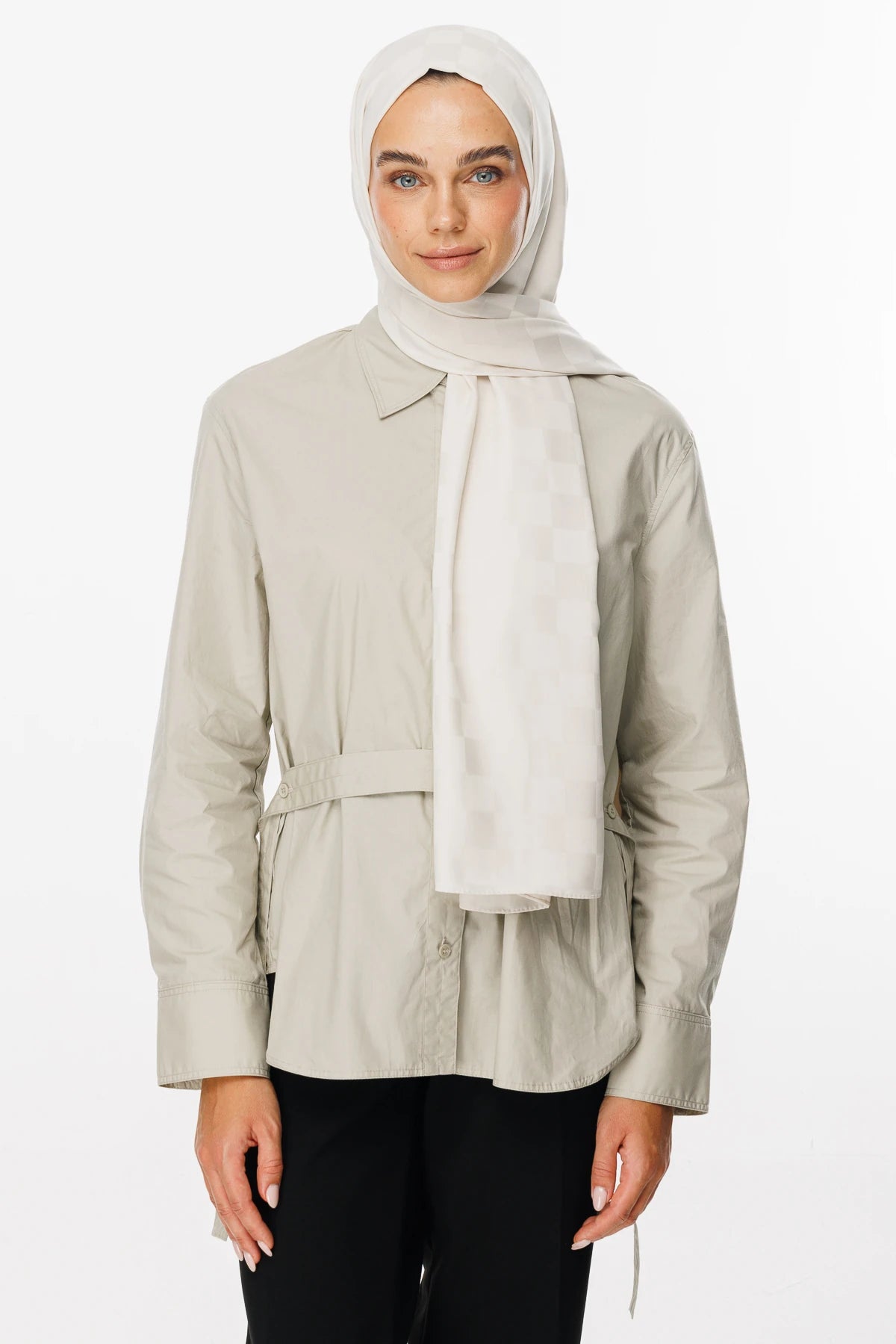 Dama Desen İpeksi Jakar Şal