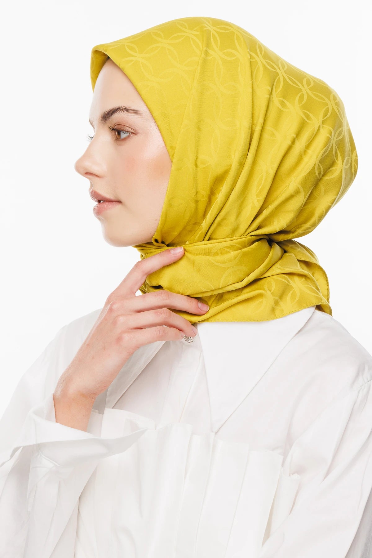 London Desen İpeksi Jakar Eşarp