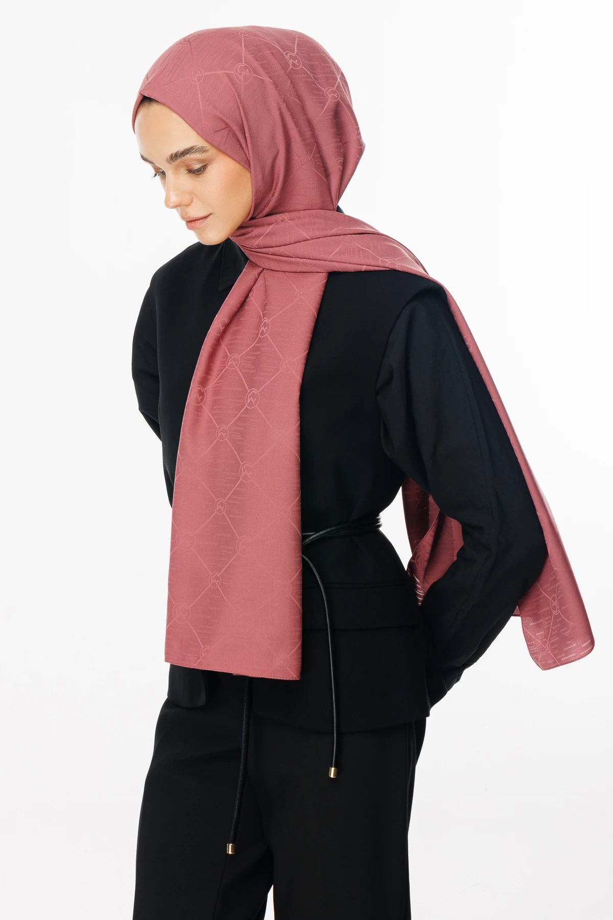 Moon Is Desen Jakar Şal