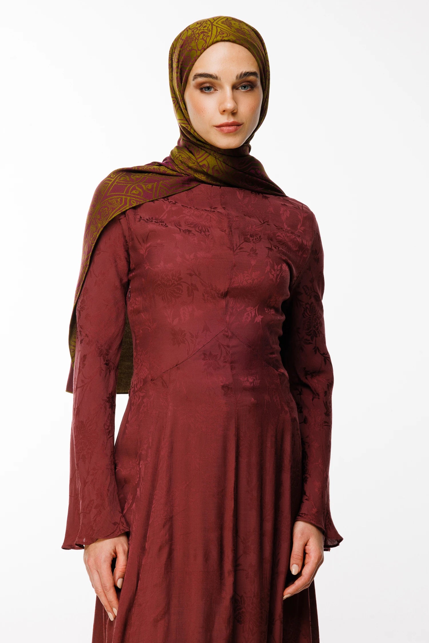 Morocco Desen Çift Taraflı Şal