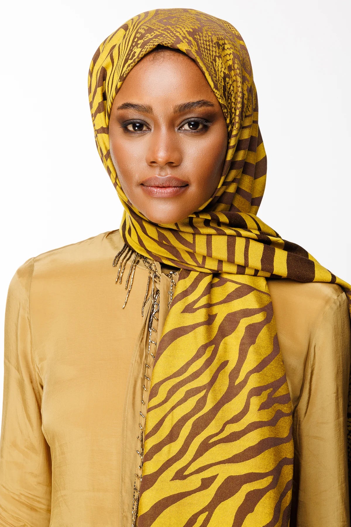 Riad Desen Çift Taraflı Şal