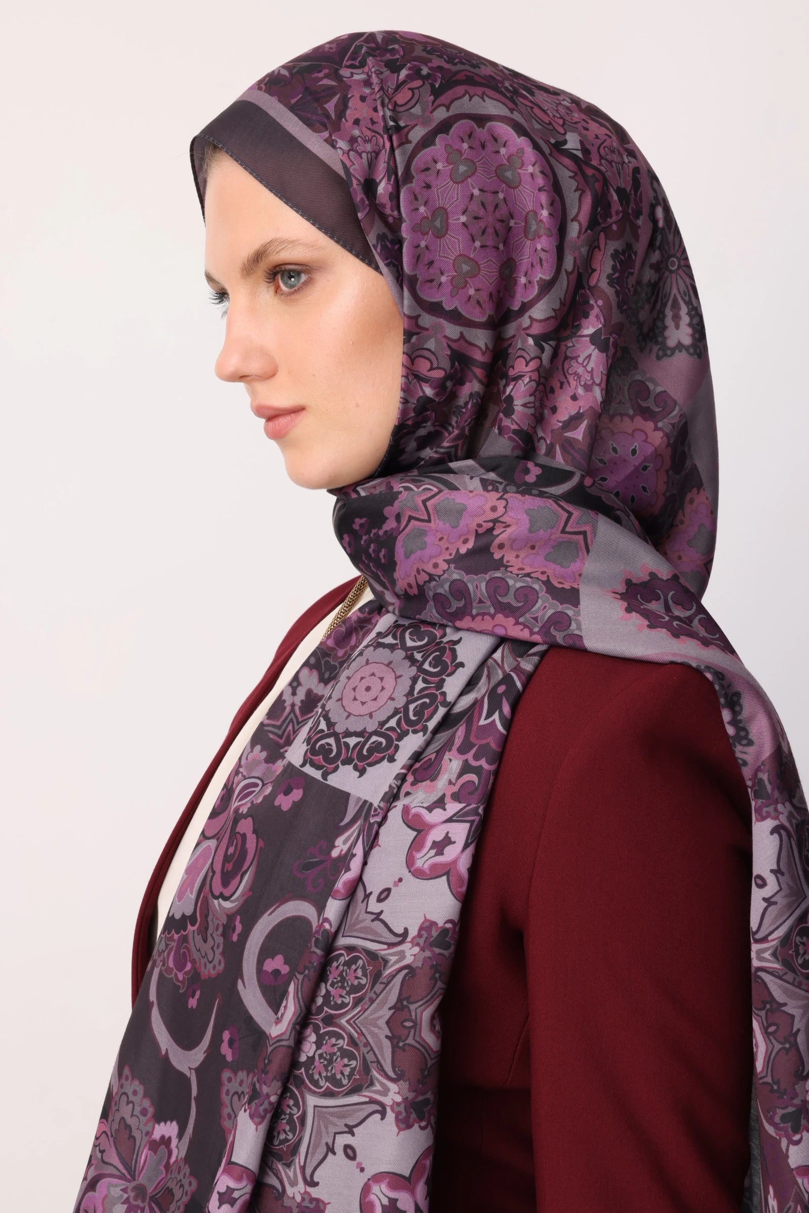 Solhar Desen Pamuk Şal