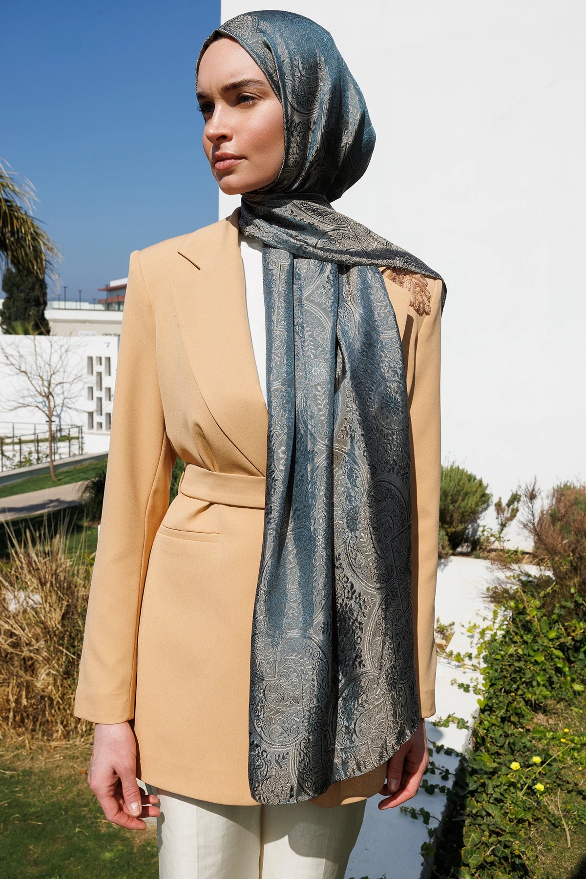 Vera Desen Shine Line Şal