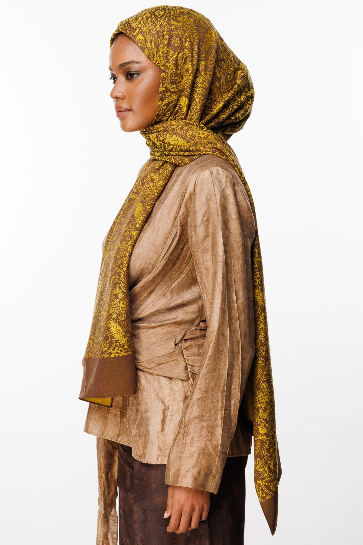 Velora Desen Çift Taraflı Şal