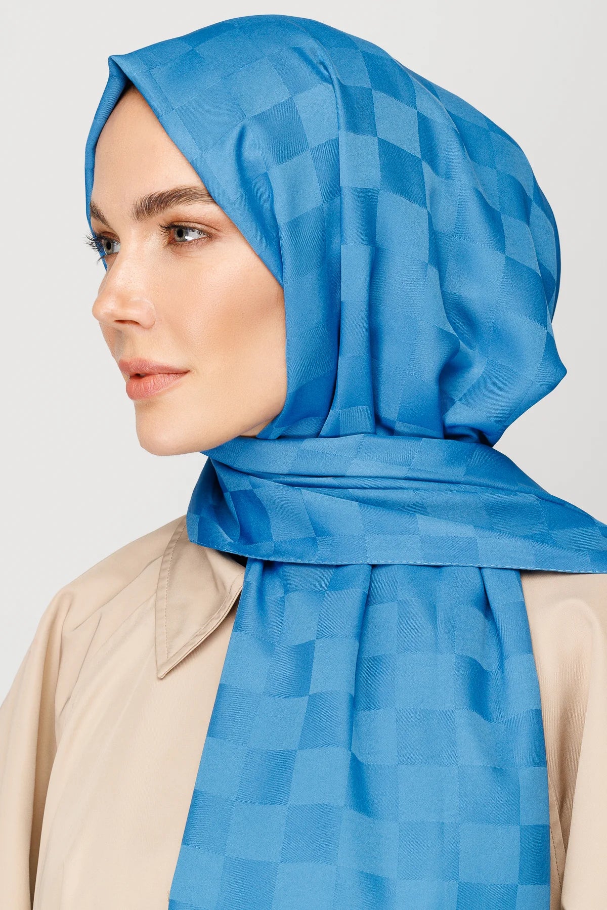 Dama Desen İpeksi Jakar Şal