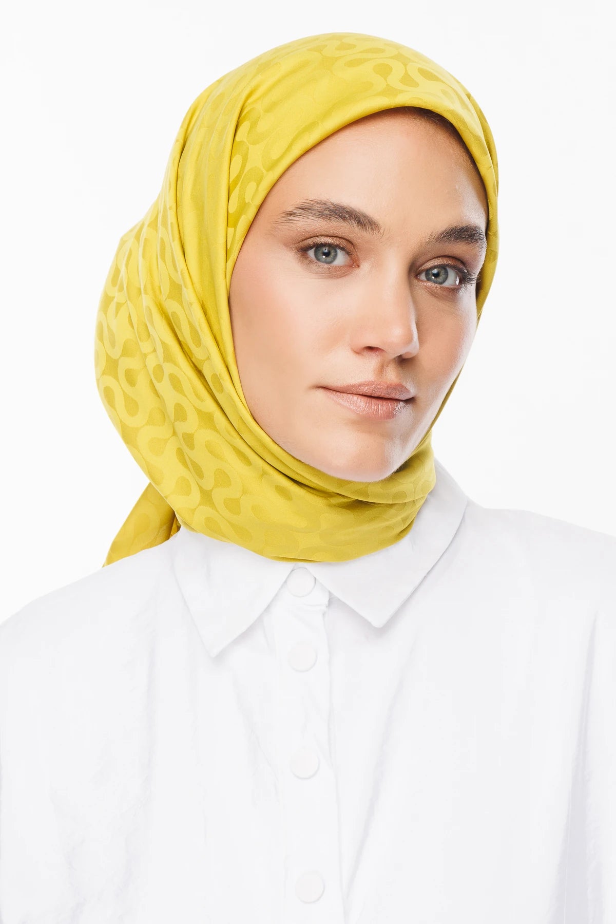 Moon Desen İpeksi Jakar Eşarp