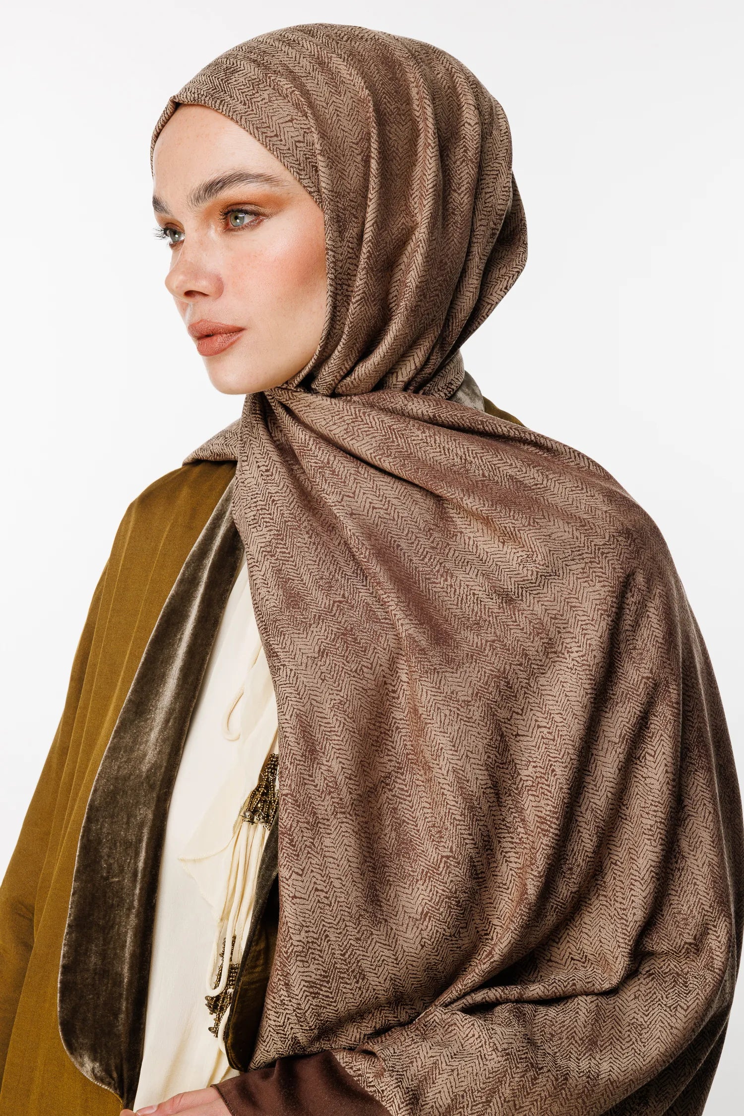 Sahra Desen Çift Taraflı Şal