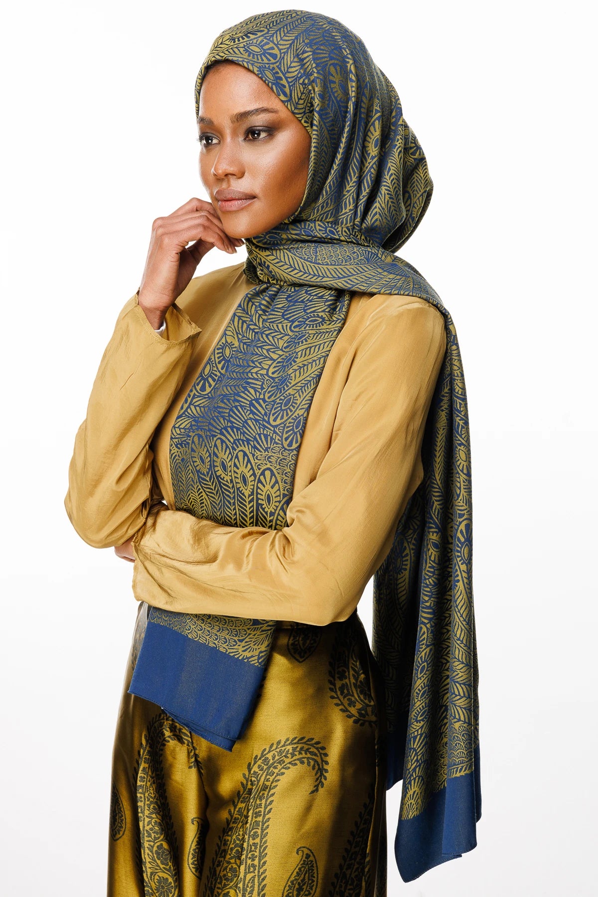 Mayra Desen Çift Taraflı Şal