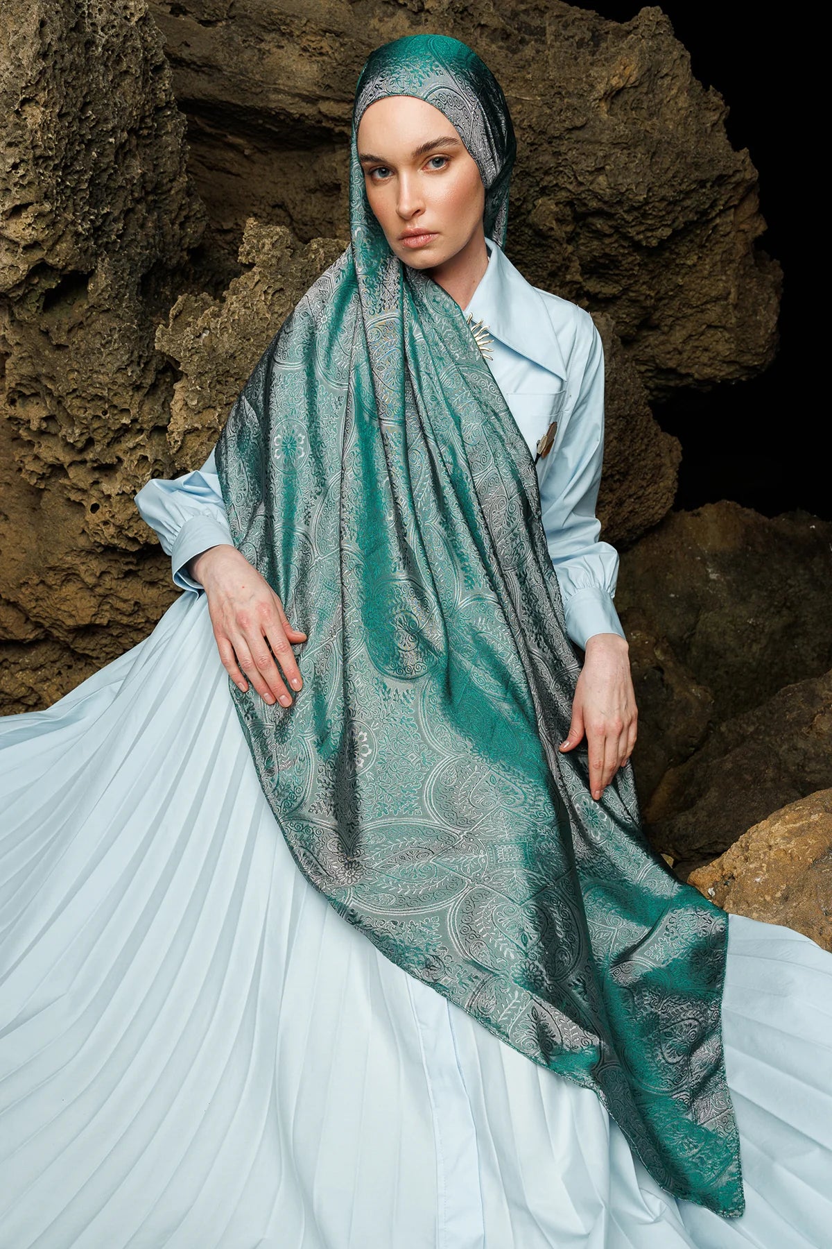 Vera Desen Shine Line Şal