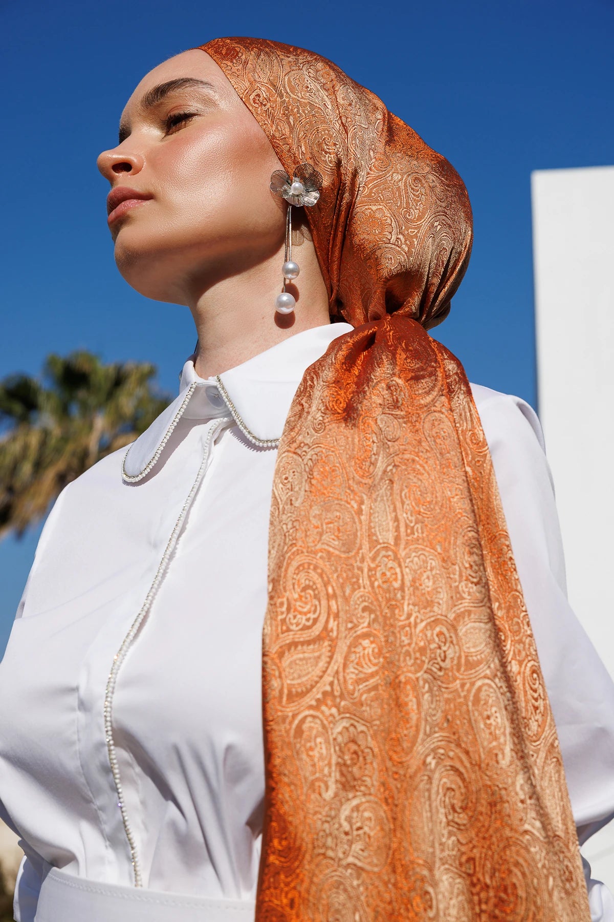 Moren Desen Shine Line Şal