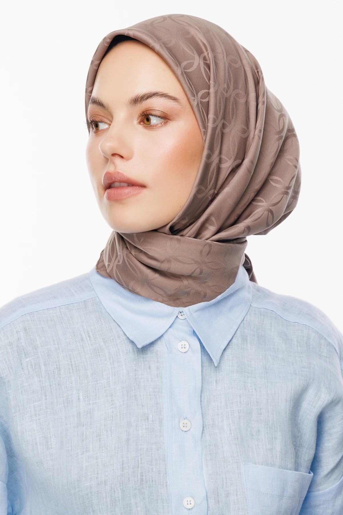 London Desen İpeksi Jakar Eşarp