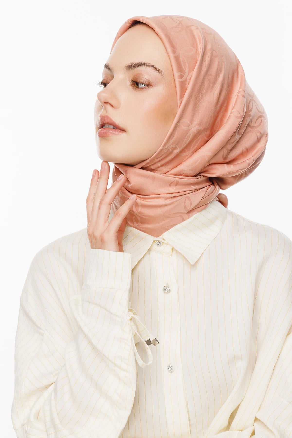 London Desen İpeksi Jakar Eşarp