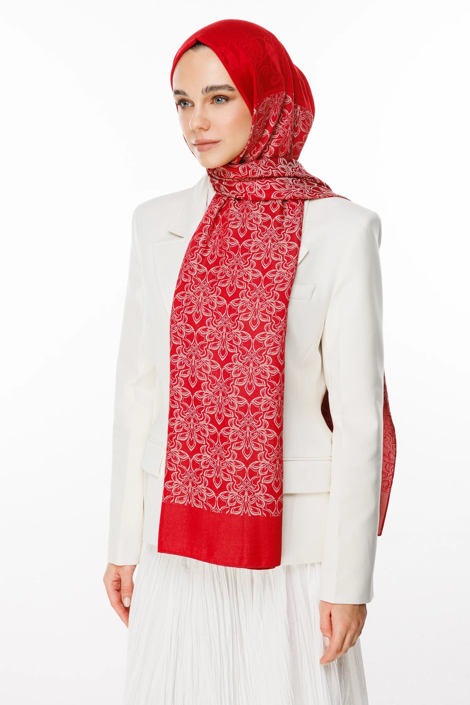 Nora Desen Çift Taraflı Şal