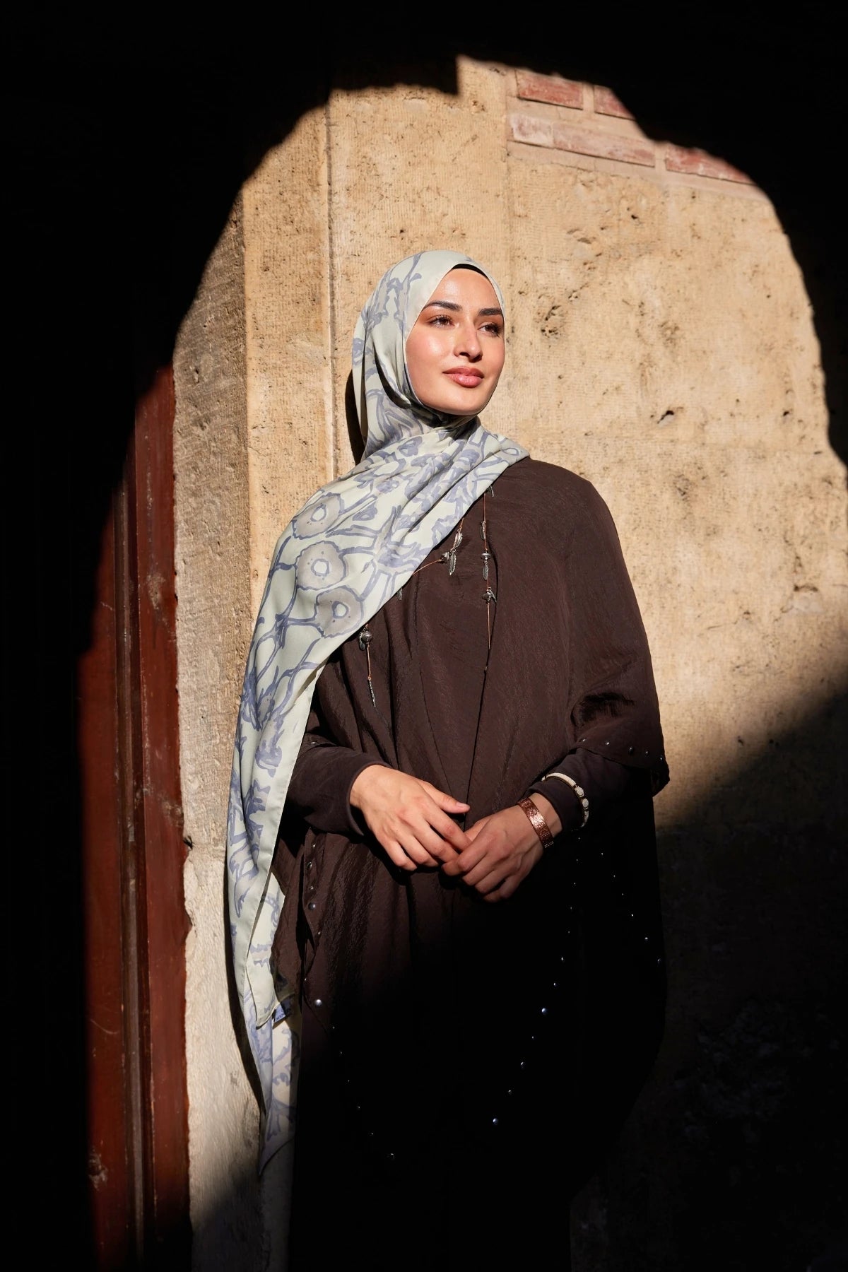 Yaren Desen Sakura İpek Şal