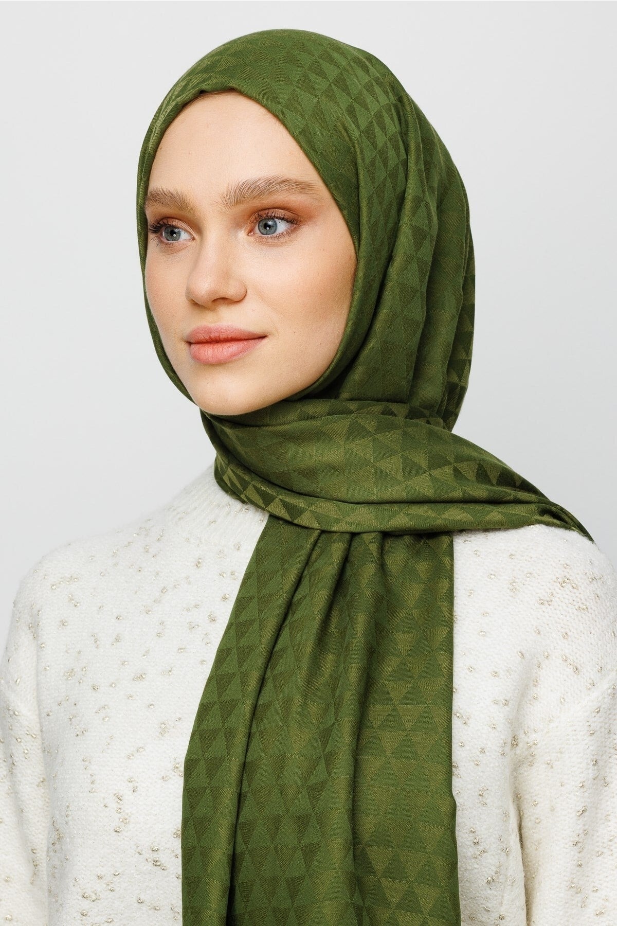 Prizma Desen Pamuk Jakar Şal