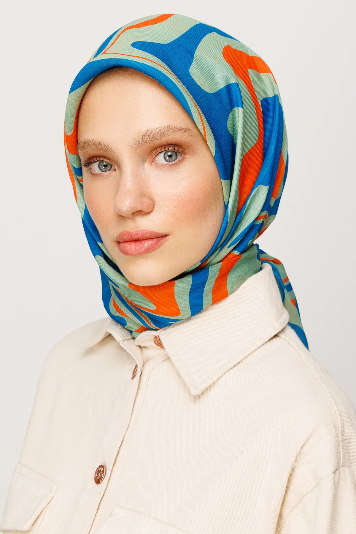 Mira Desen Dijital Soft Eşarp