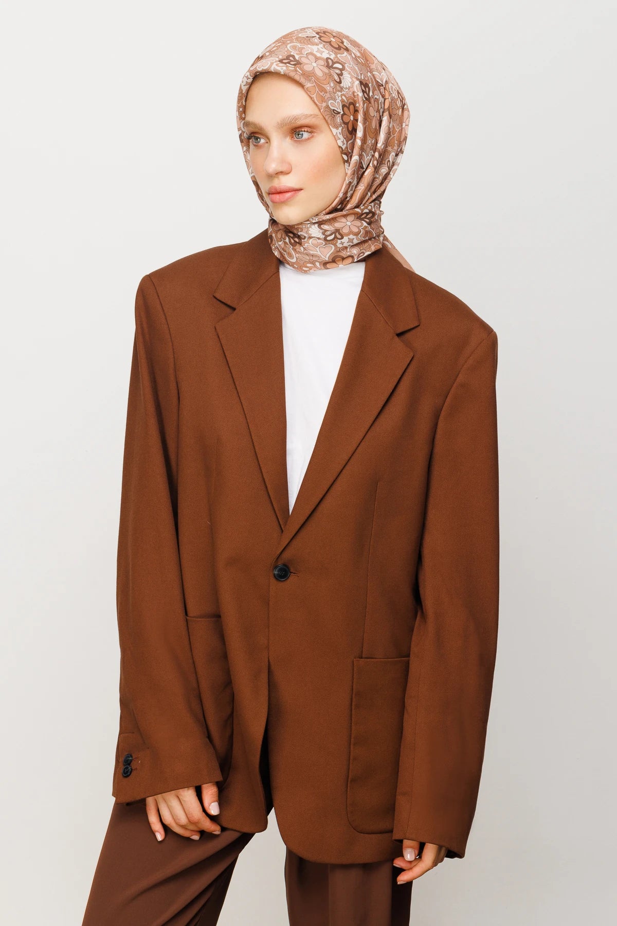 Daisy Desen Dijital Soft Eşarp