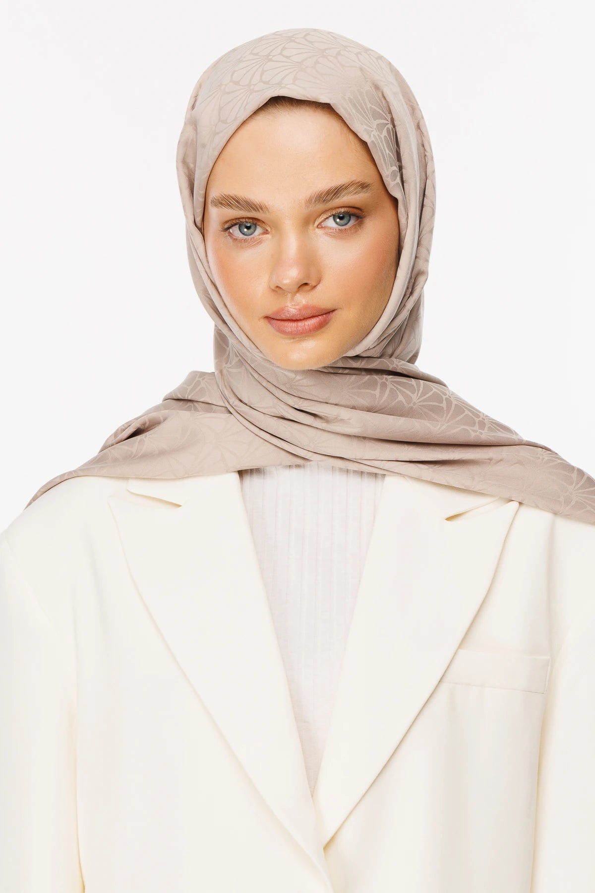 Lotus Desen İpeksi Jakar Şal