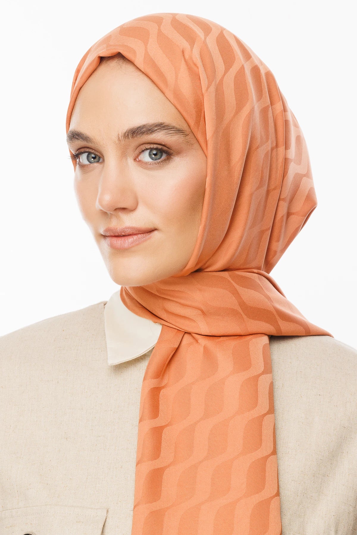 Dalga Desen İpeksi Jakar Şal