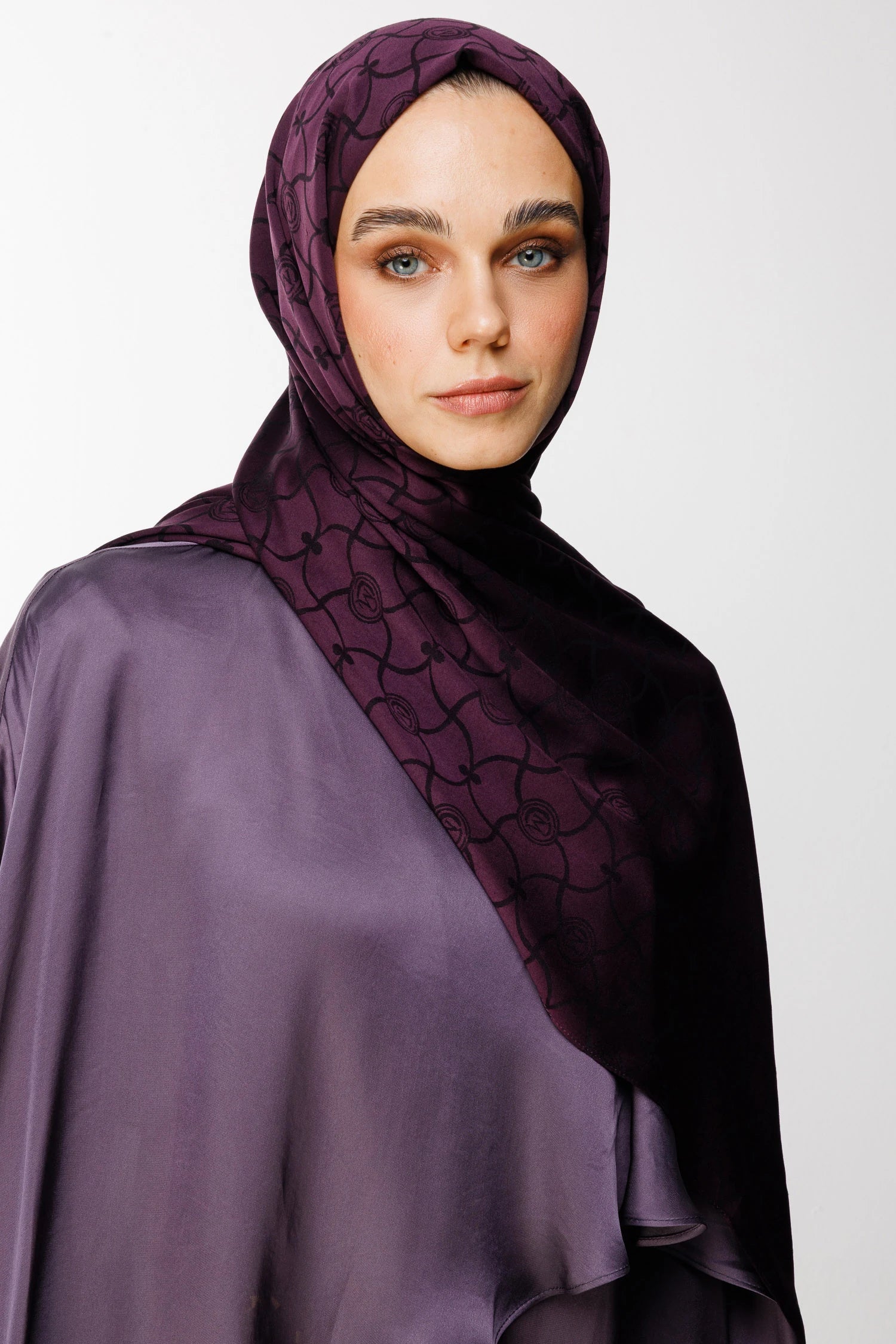 Marrakech Desen Çift Taraflı Şal