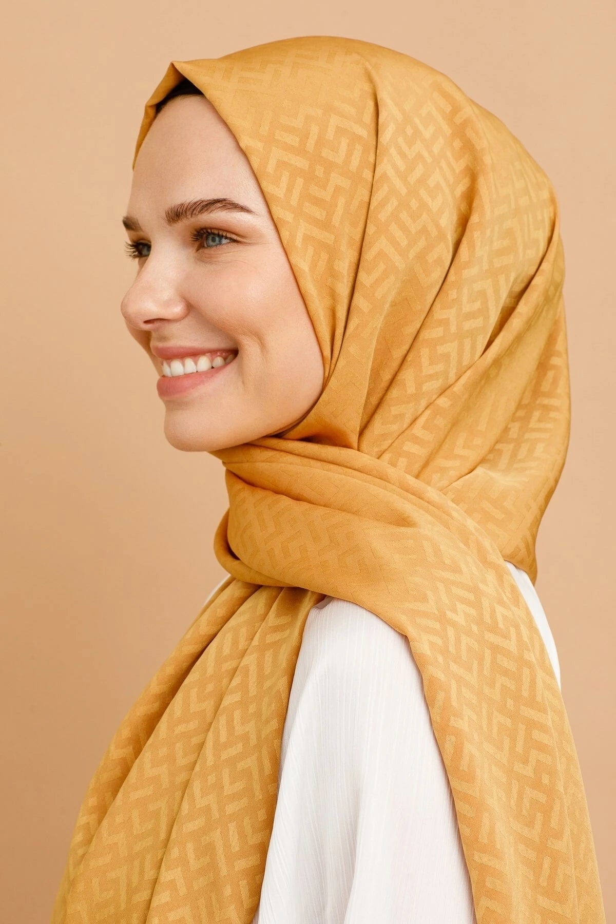 Z Desen İpeksi Jakar Şal