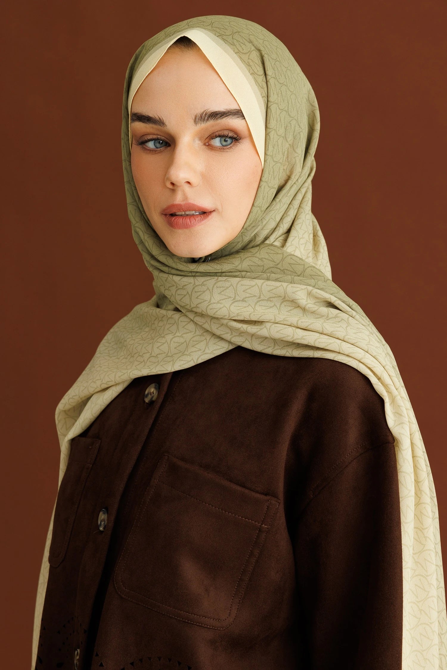 Monogram Hebei İpek Şal