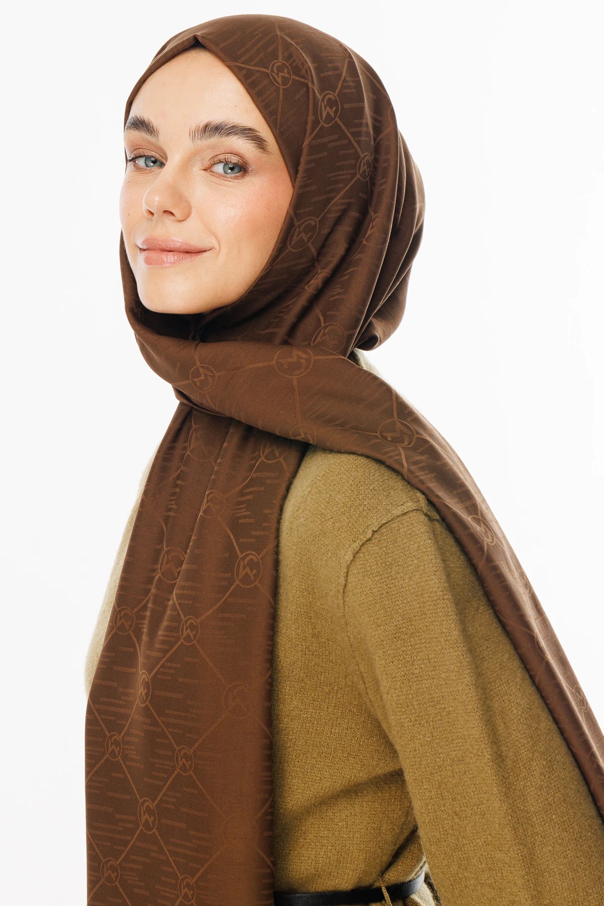 Moon Is Desen Jakar Şal