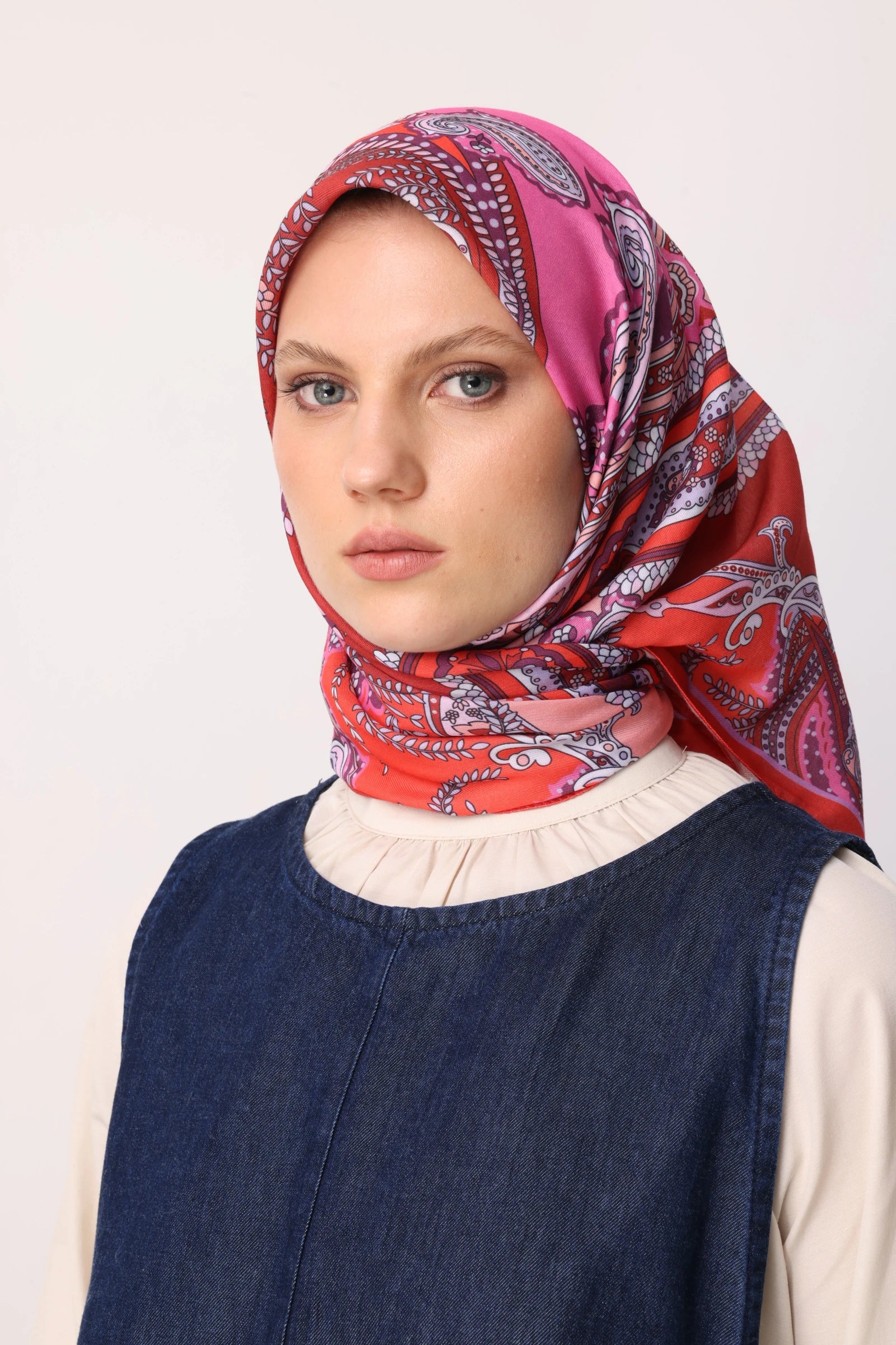 Virel Desen Pamuk Eşarp