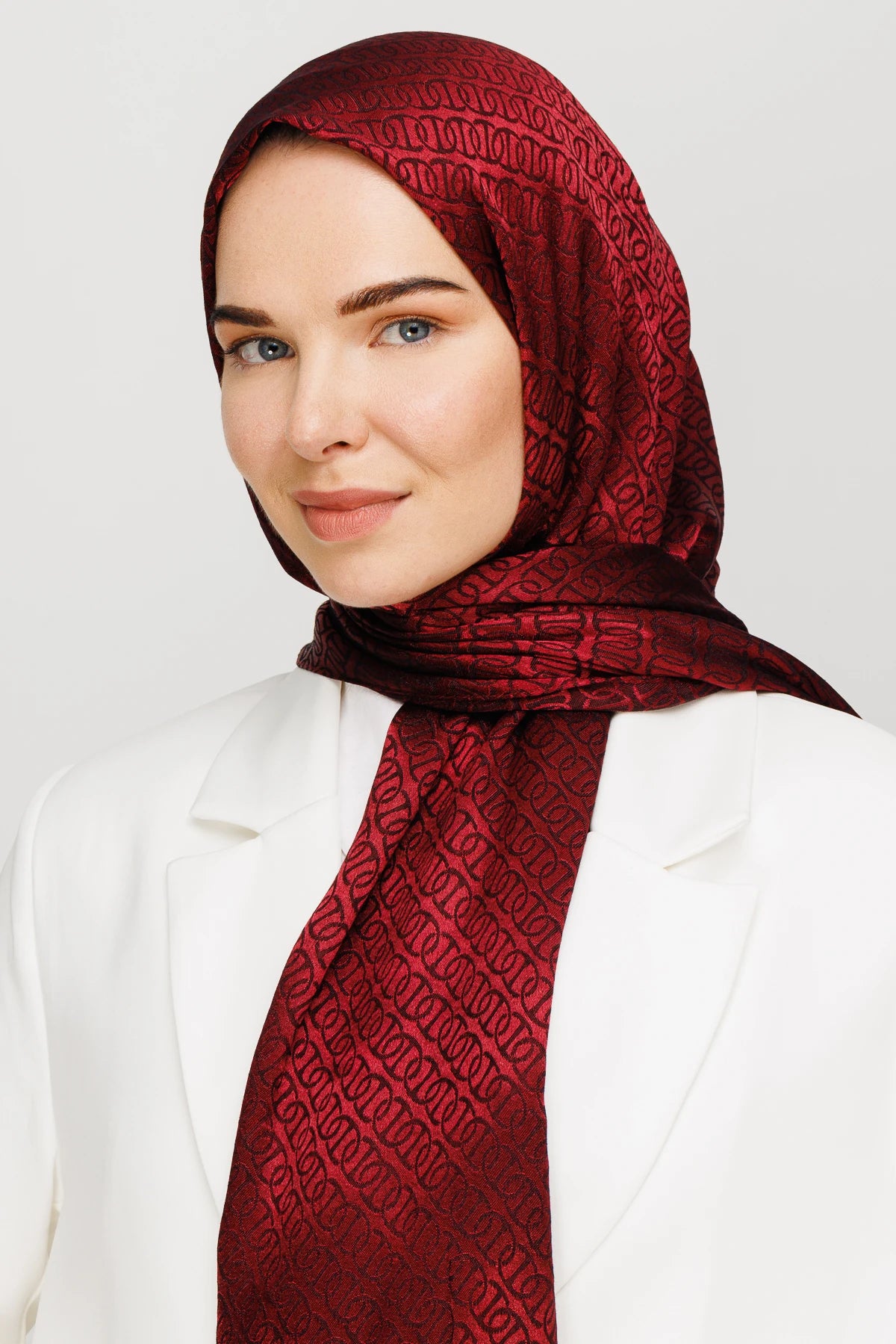 Forever Desen Parlak Jakar Şal