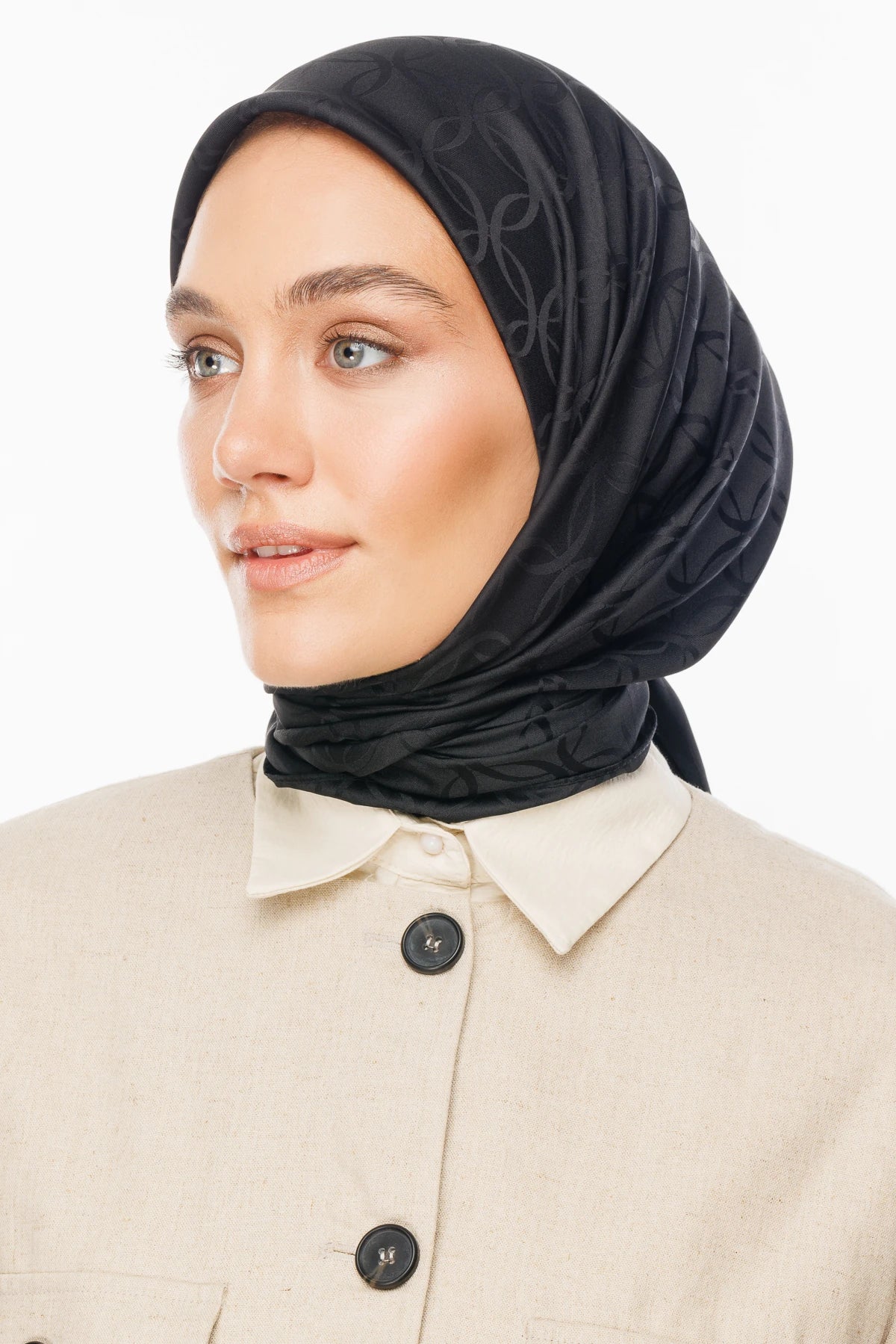 London Desen İpeksi Jakar Eşarp