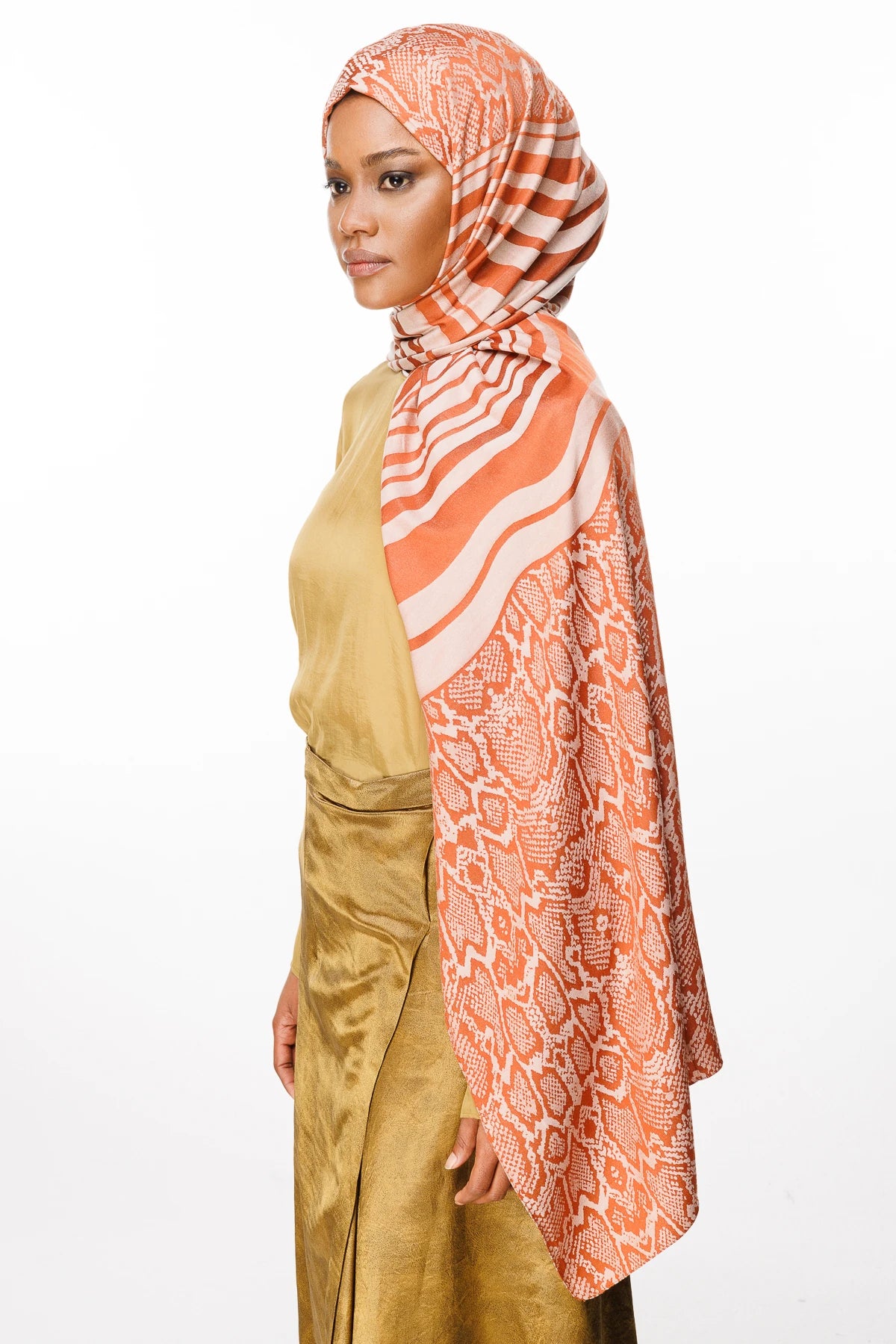 Riad Desen Çift Taraflı Şal
