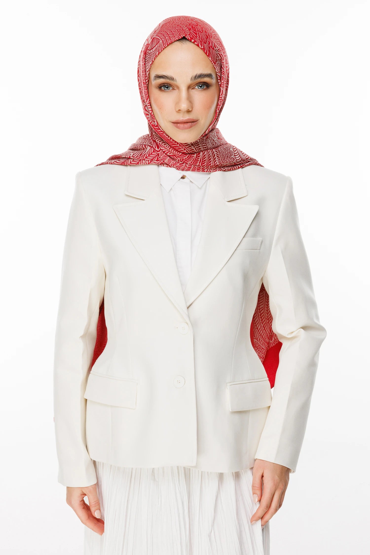 Mayra Desen Çift Taraflı Şal