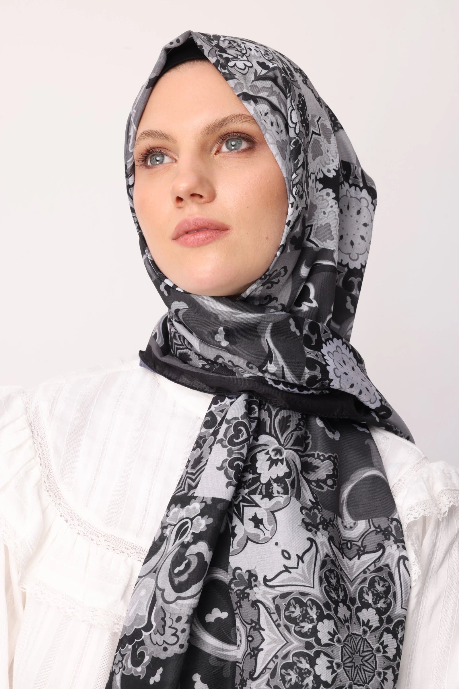 Solhar Desen Pamuk Şal