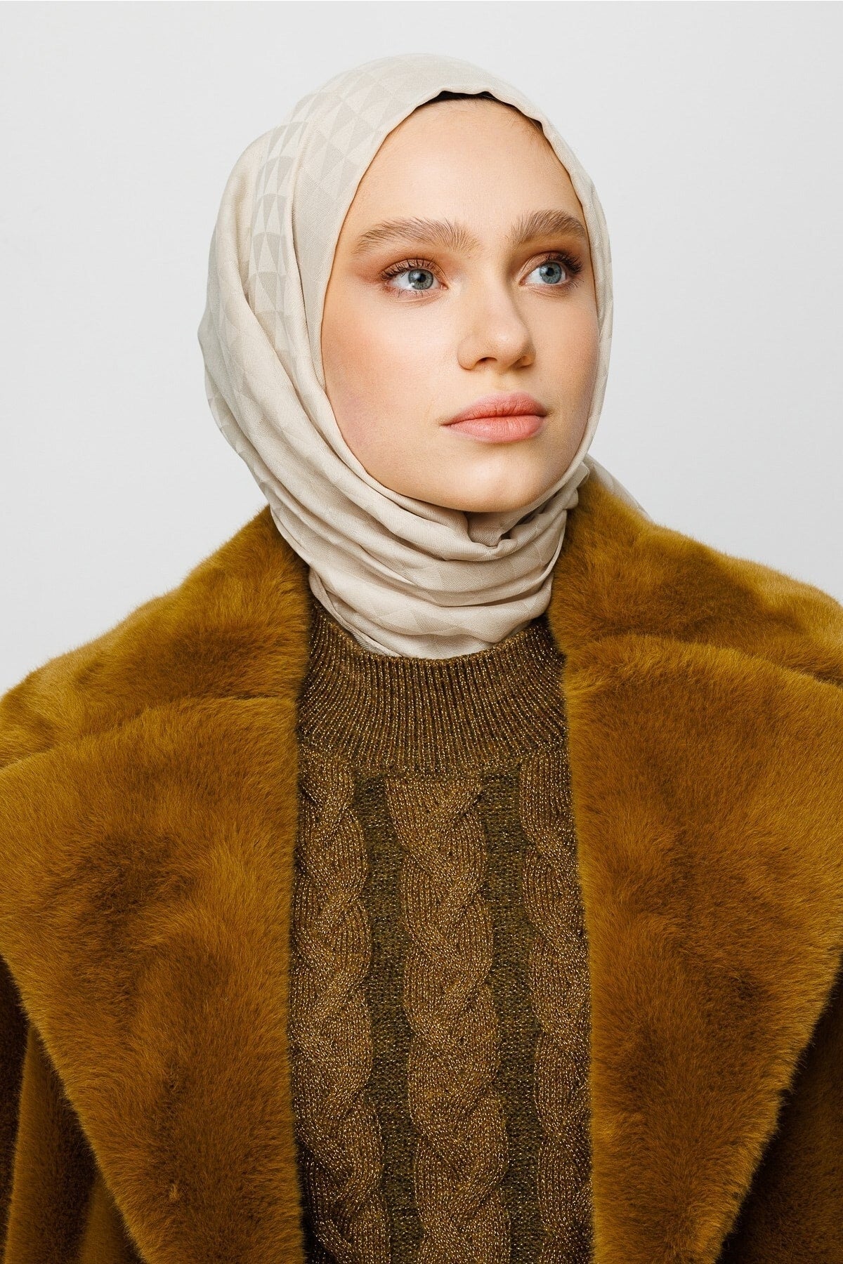 Prizma Desen Pamuk Jakar Şal