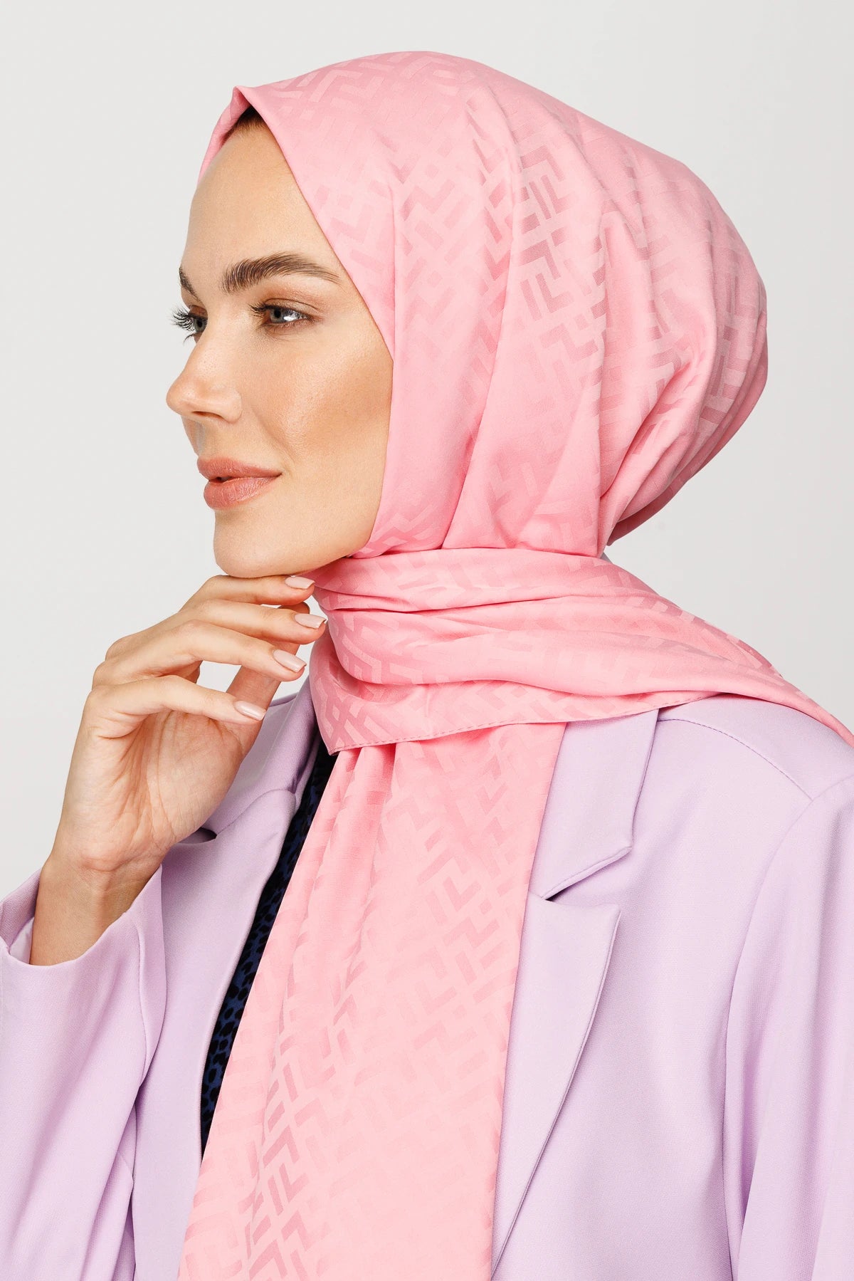 Z Desen İpeksi Jakar Şal