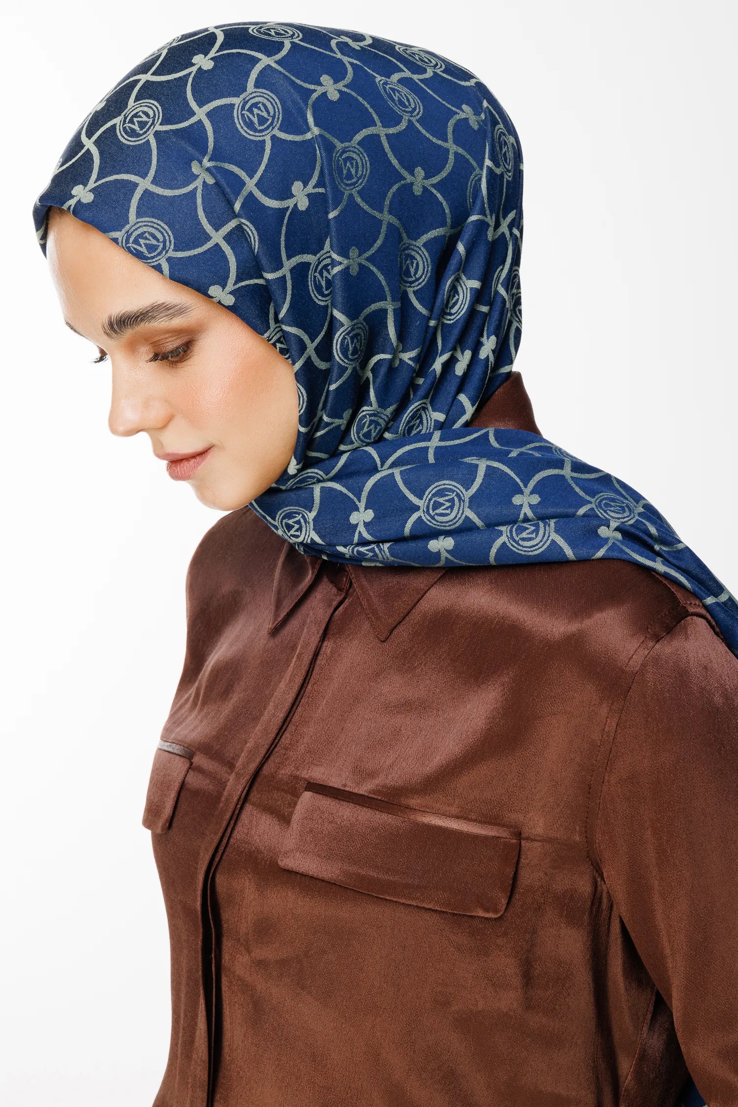 Marrakech Desen Çift Taraflı Şal