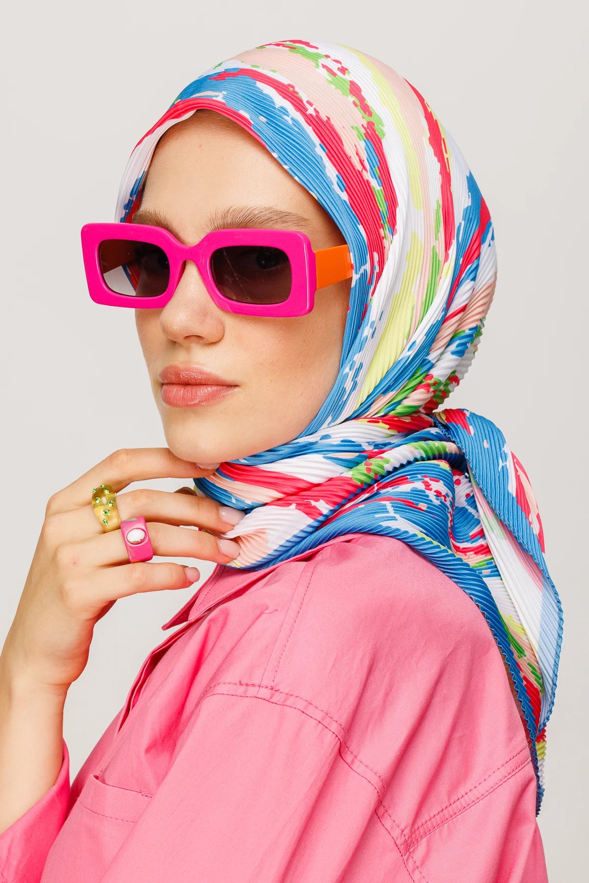 Batik Desen Pilise Eşarp