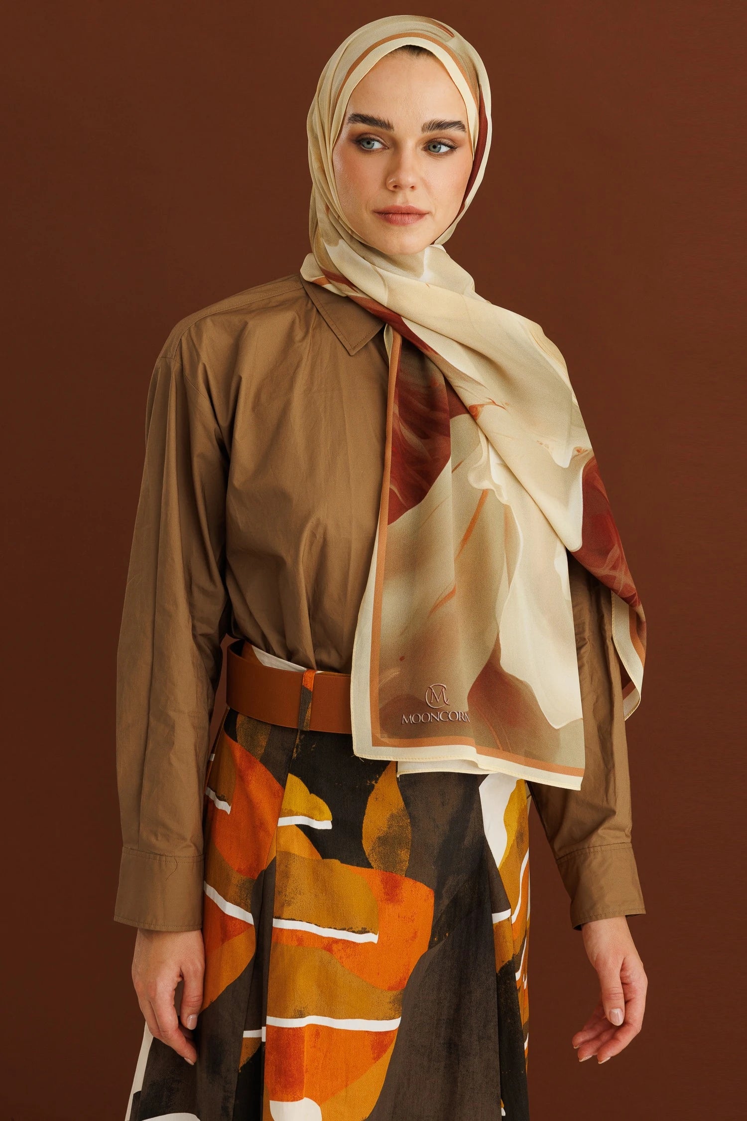 Pure Desen Hebei İpek Şal