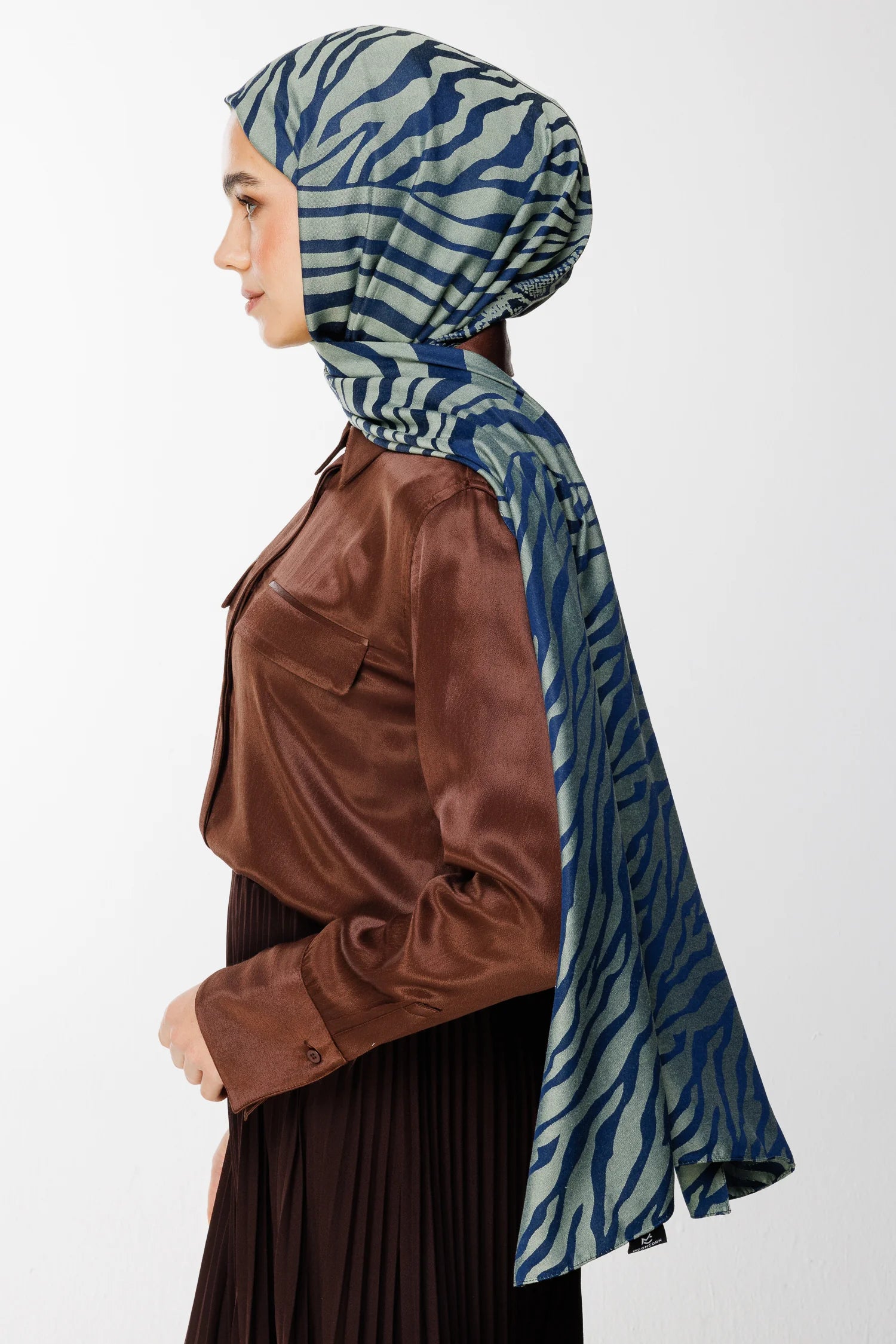 Riad Desen Çift Taraflı Şal