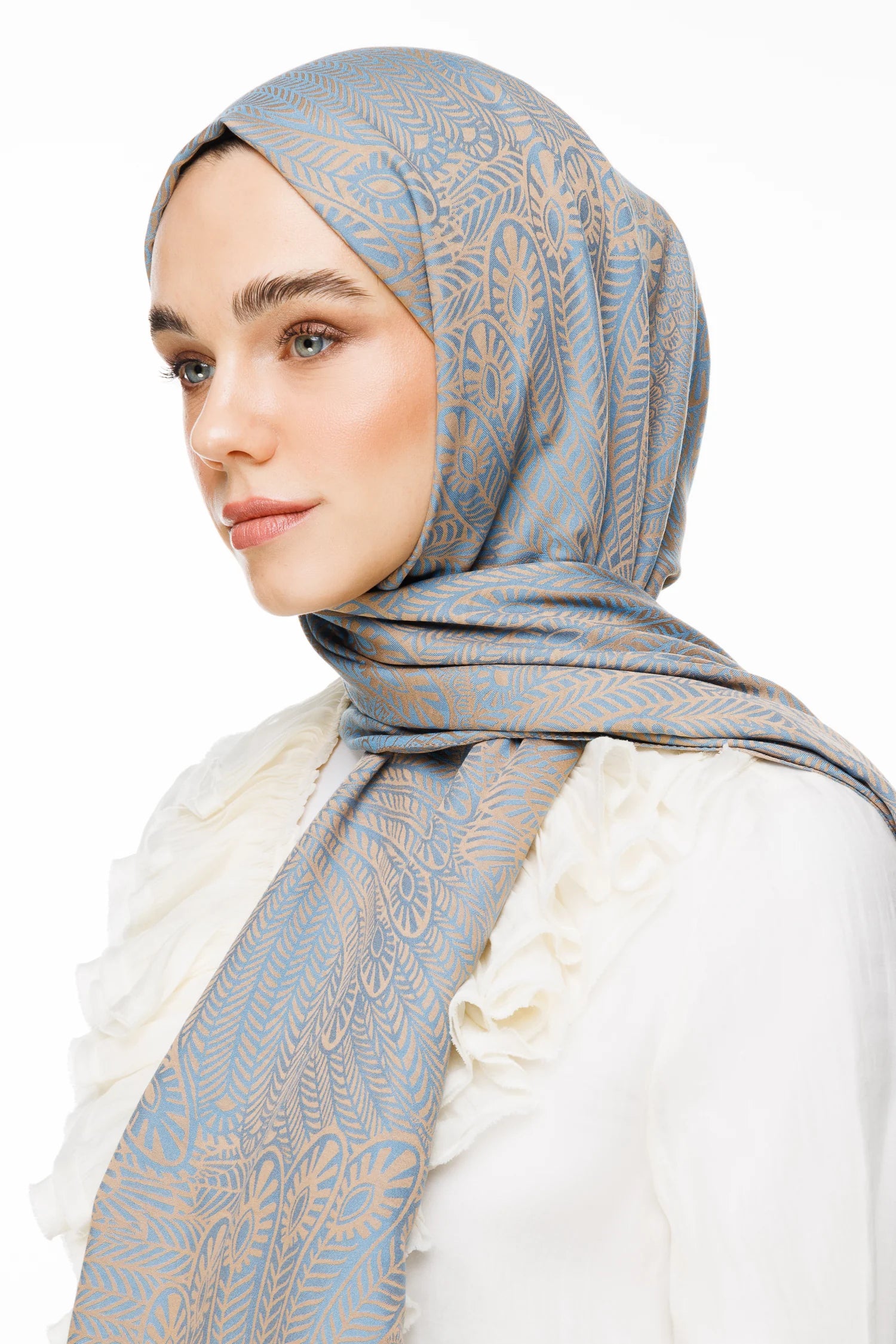 Mayra Desen Çift Taraflı Şal