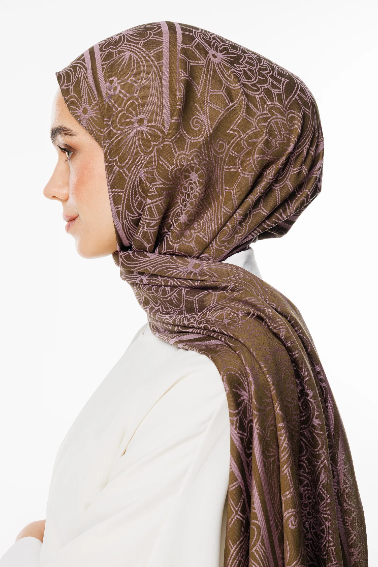 Lavin Desen Çift Taraflı Şal