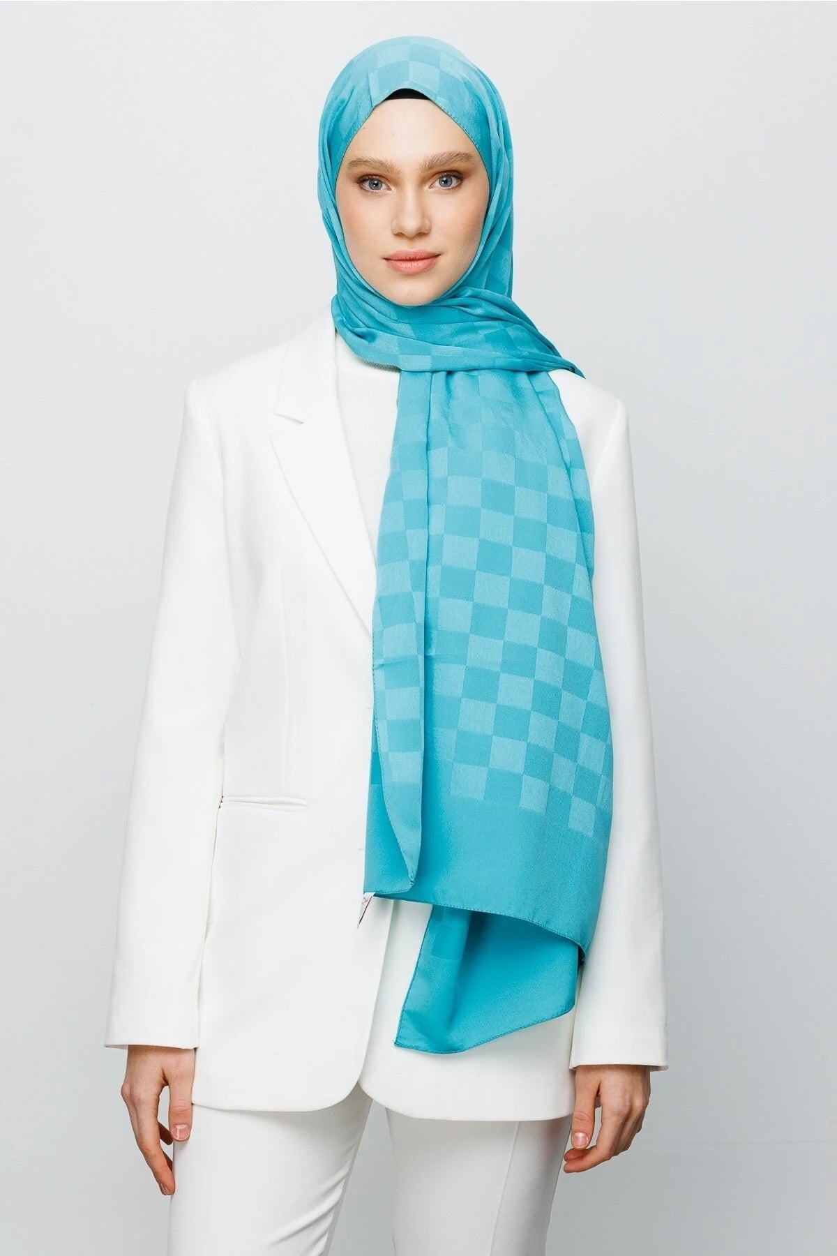 Dama Desen İpeksi Jakar Şal