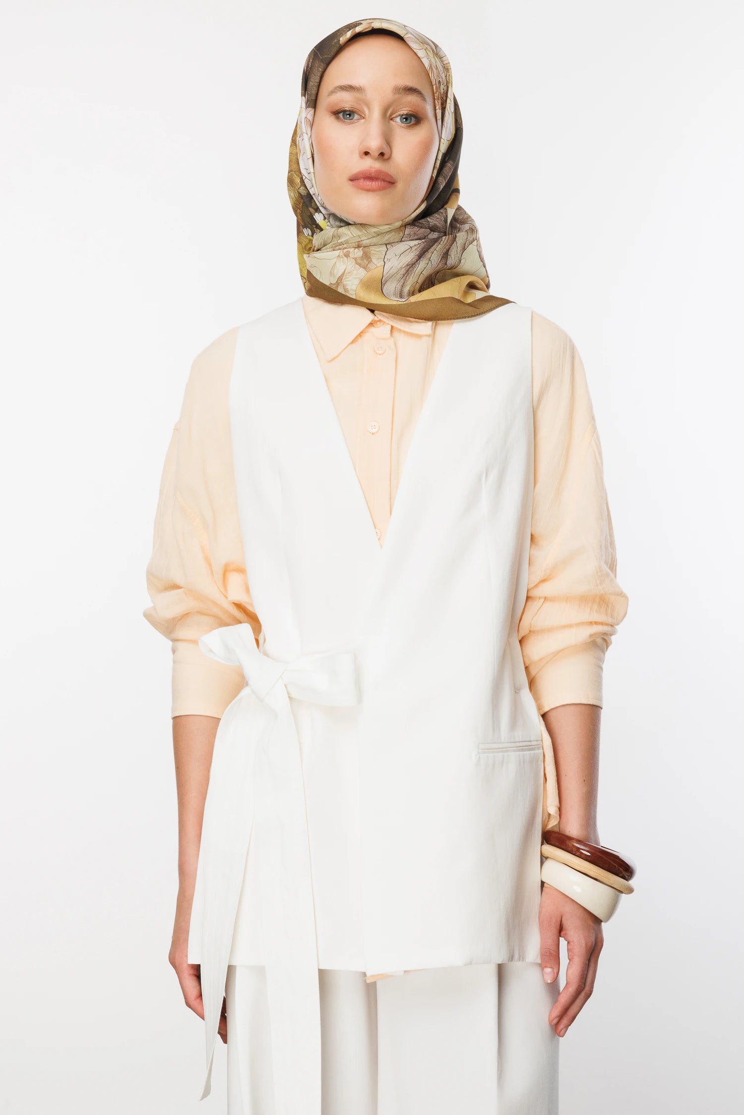 Floren Desen Pamuk Eşarp