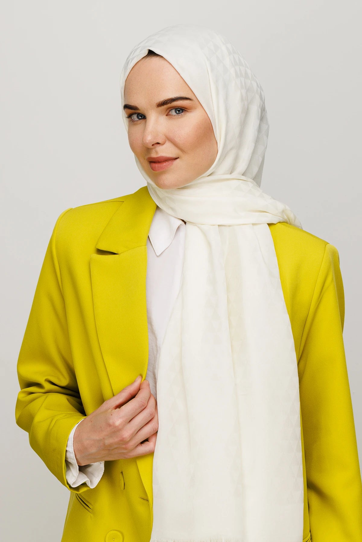 Prizma Desen Pamuk Jakar Şal